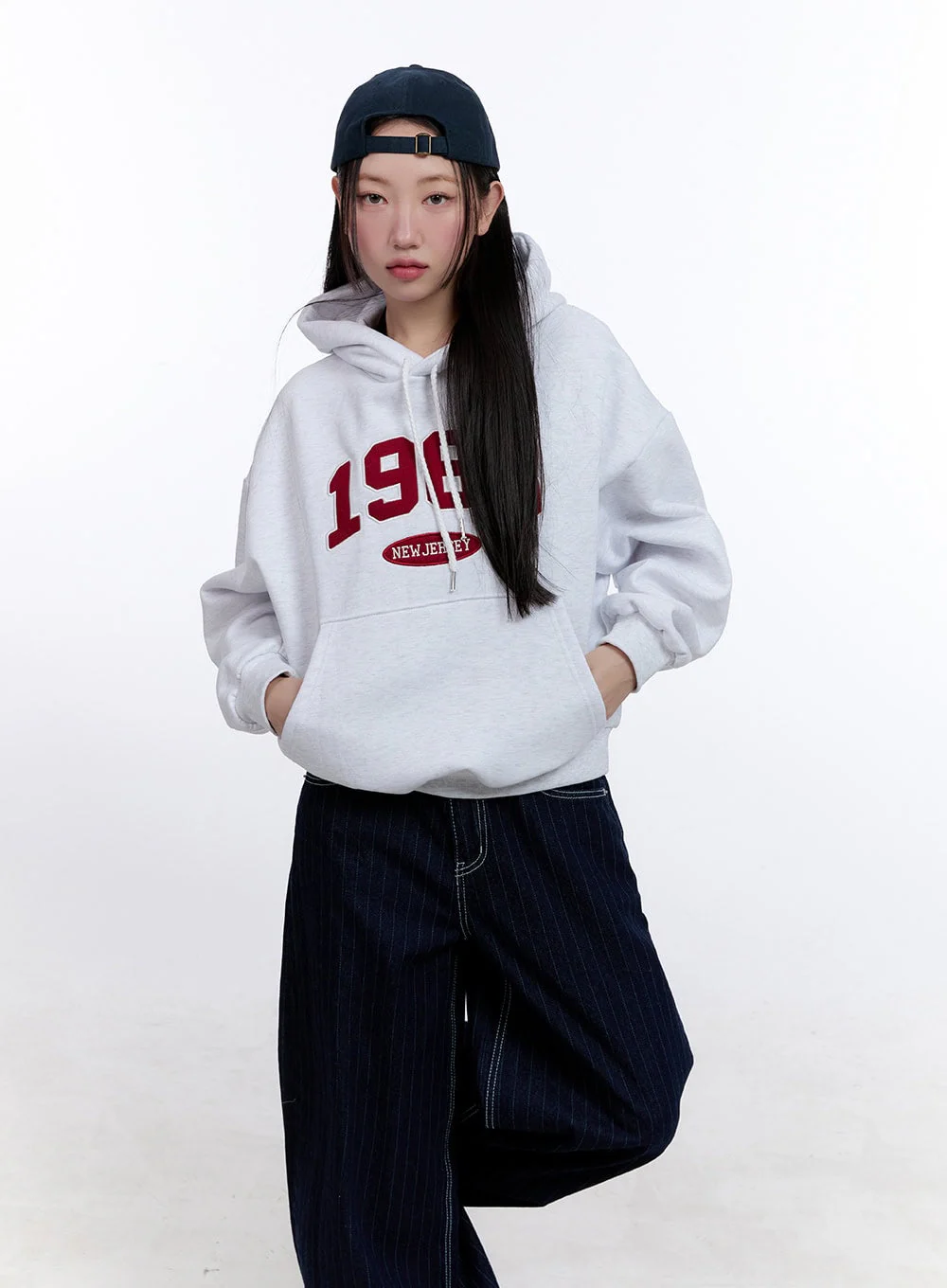 1986 Embroidered Hoodie CJ511 - Image 8