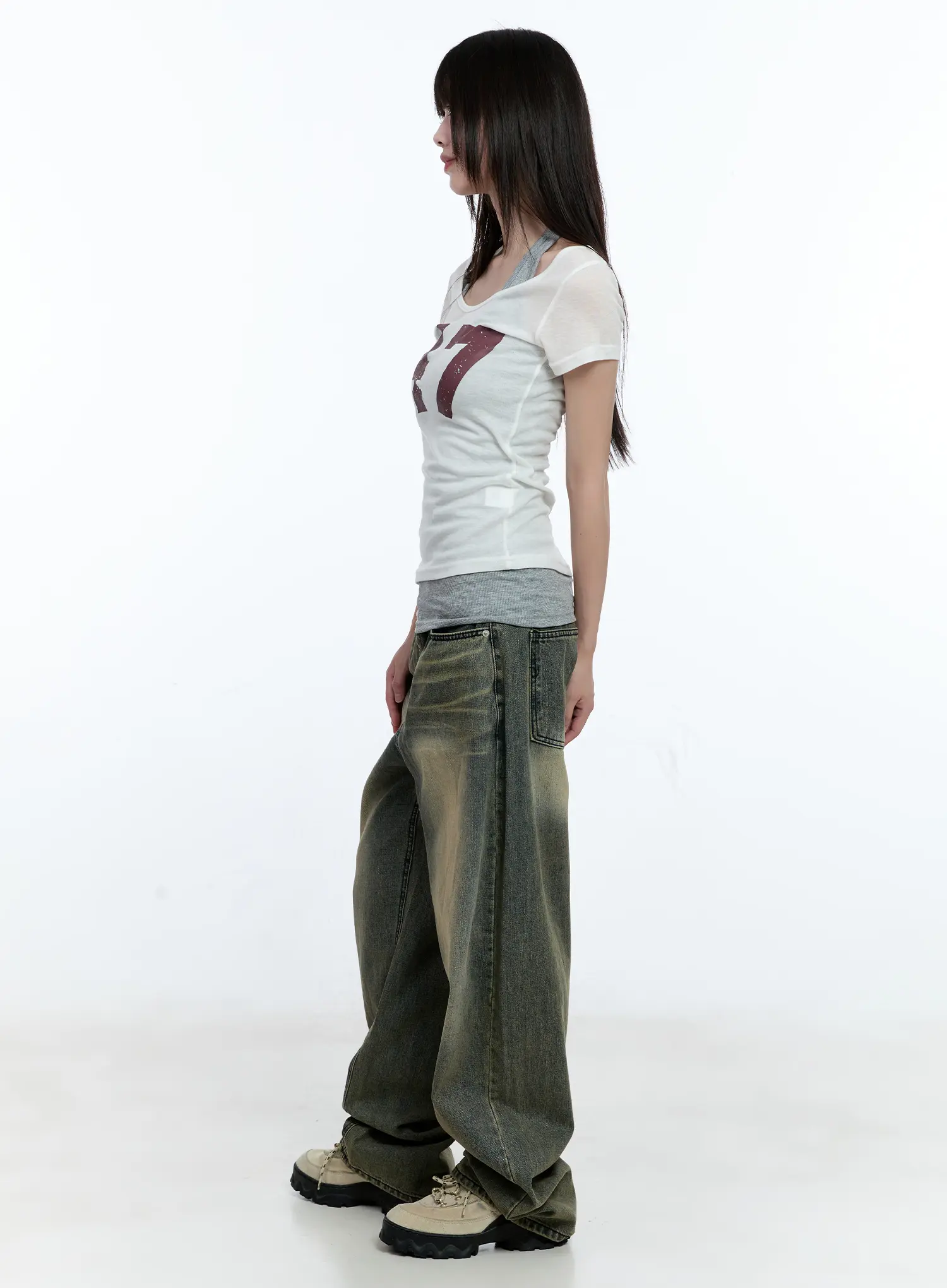47 Graphic Loose-Fit T-Shirt CG507 - Image 8