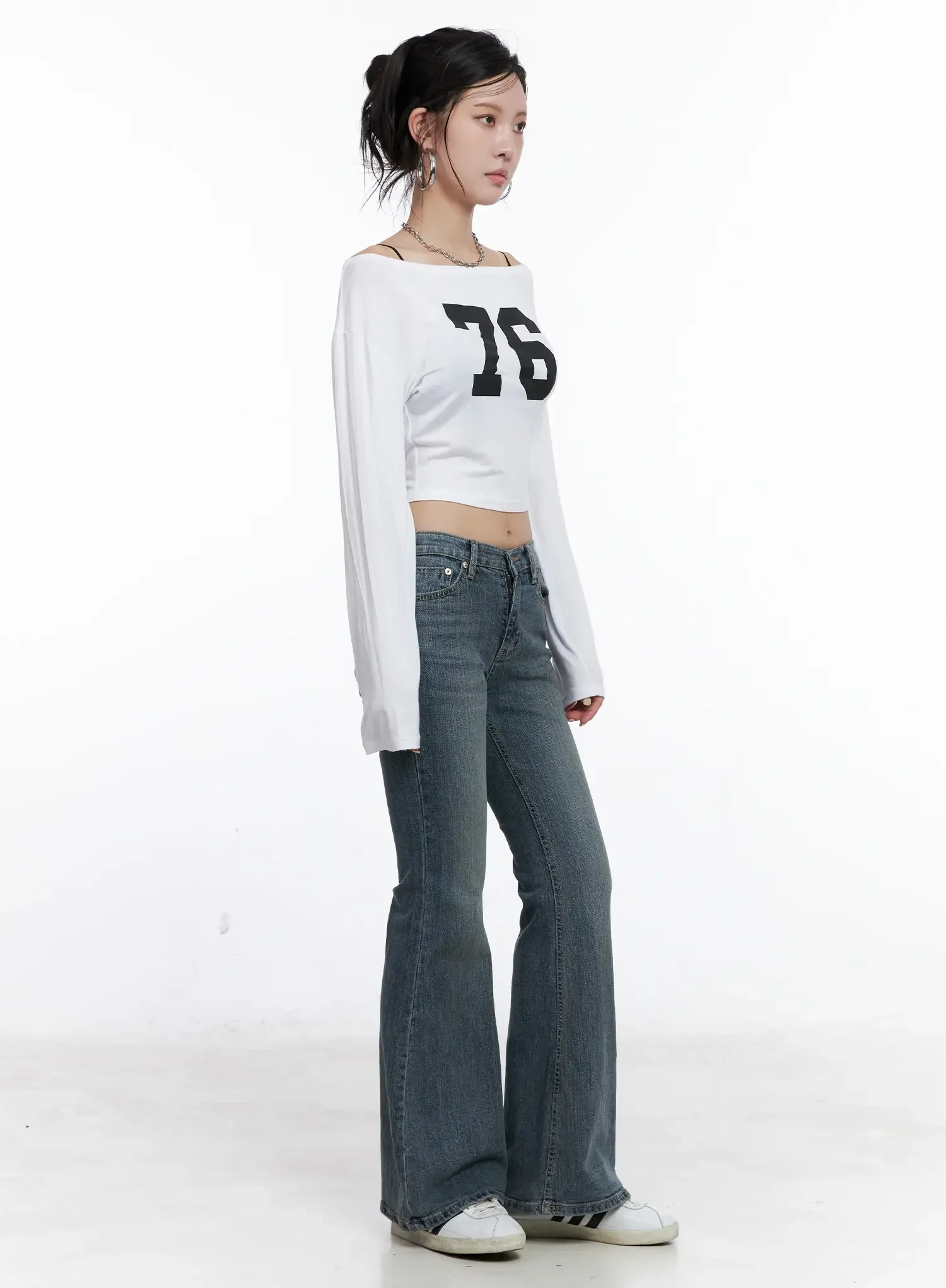 76 Long-Sleeve Crop Top CS510 - Image 5