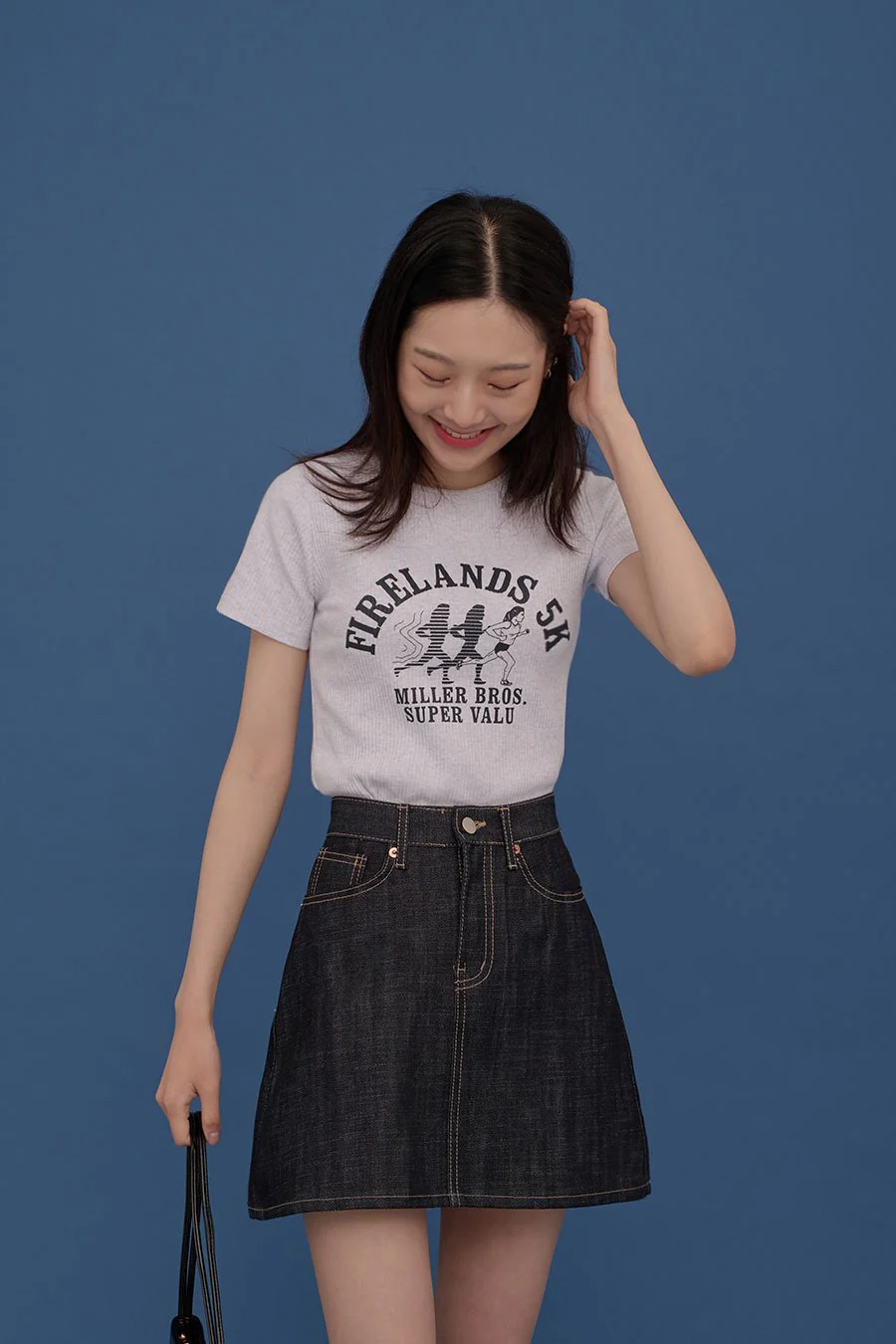 A-line Mini Skirt CA04 - Image 7
