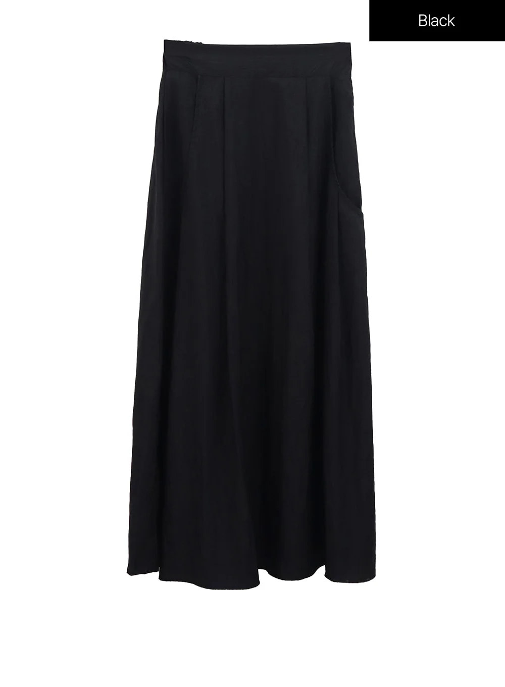 A-Line Nylon Maxi Skirt IU326 - Image 16