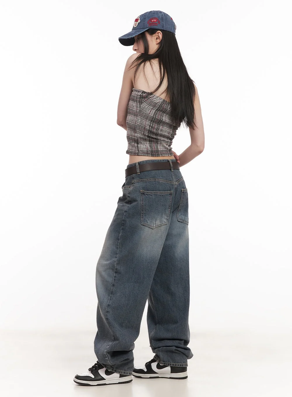 Abbie Washed Wide-Leg Jeans CM517 - Image 5