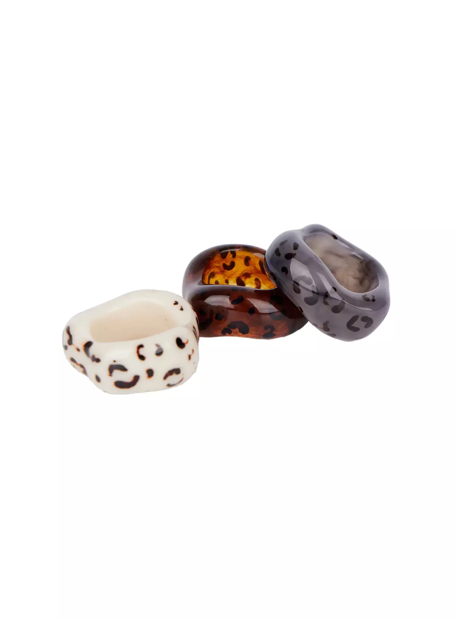Abstract Pattern Bold Ring IN528 - Image 6