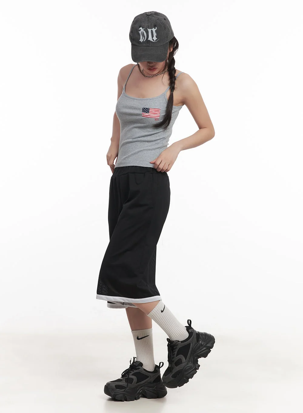 Active Graphic Sweatshorts CA525 - Image 8