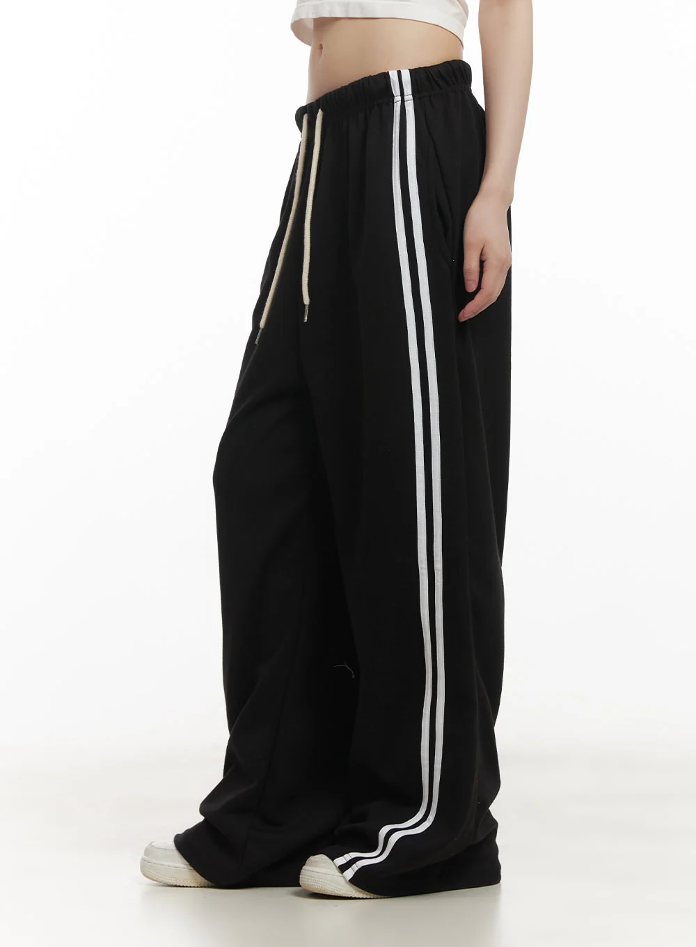 Adjustable Striped Sweatpants CF518 - Image 3
