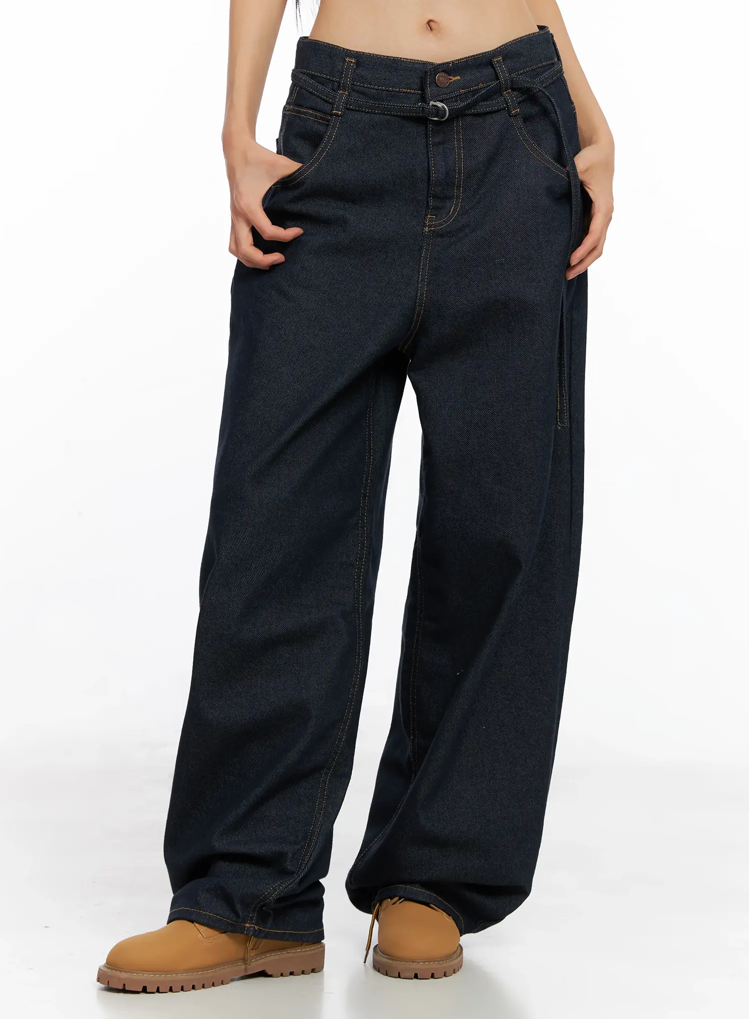 Alanna Sun Belt Baggy Jeans CO528 - Image 8