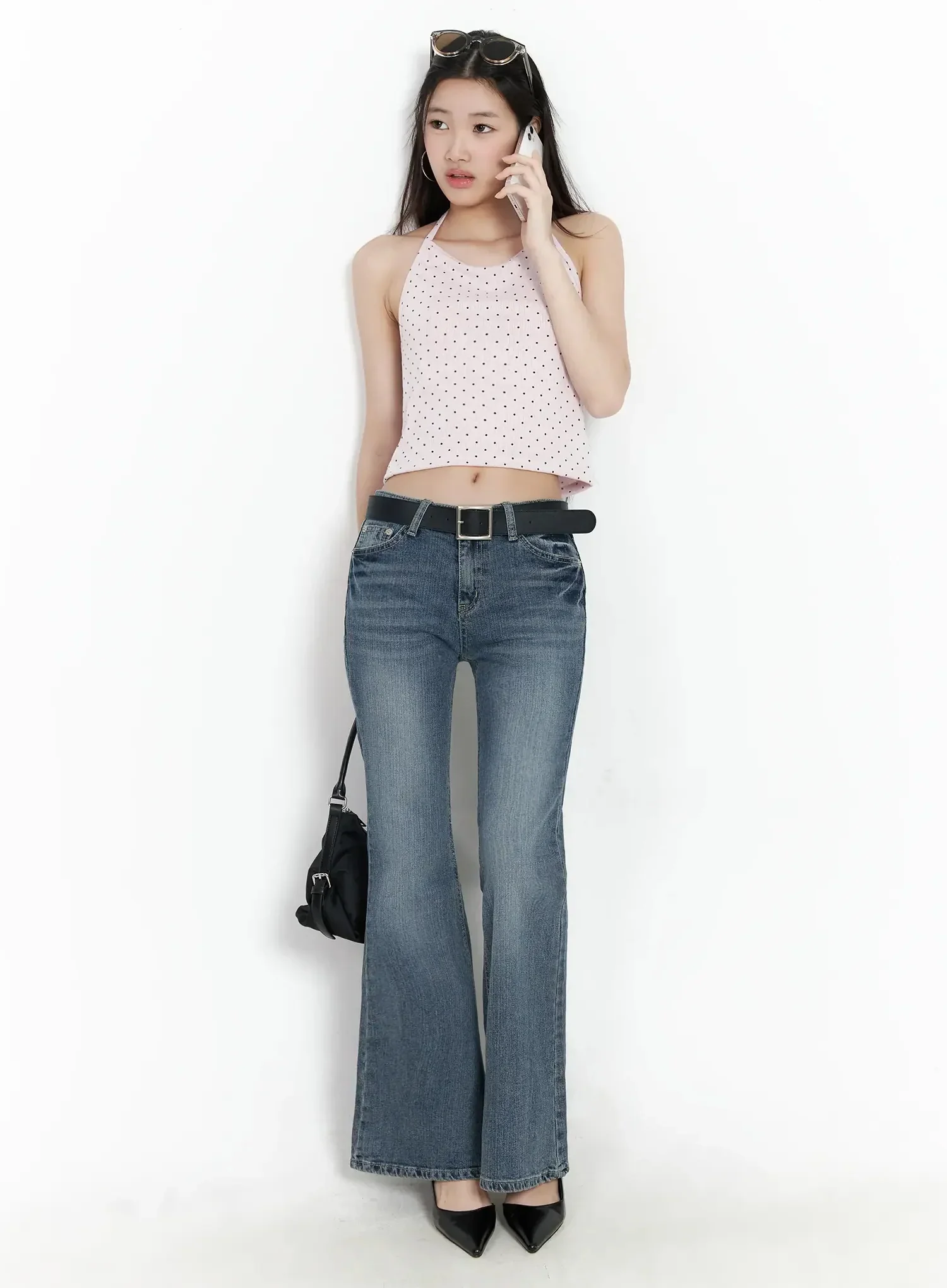 Amaris Low-Rise Bootcut Flared Jeans IM503 - Image 2