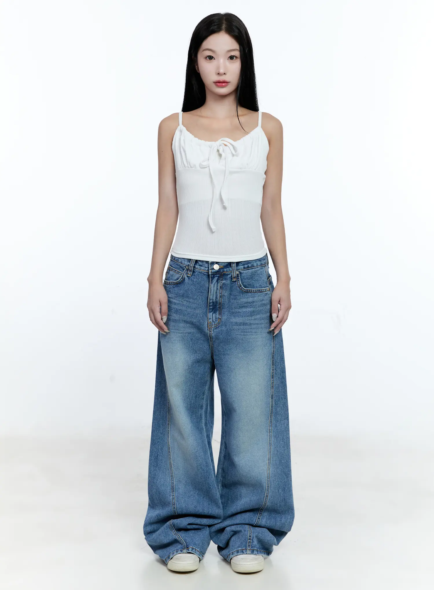 Ana Wide-Leg Denim Jeans CG507 - Image 2