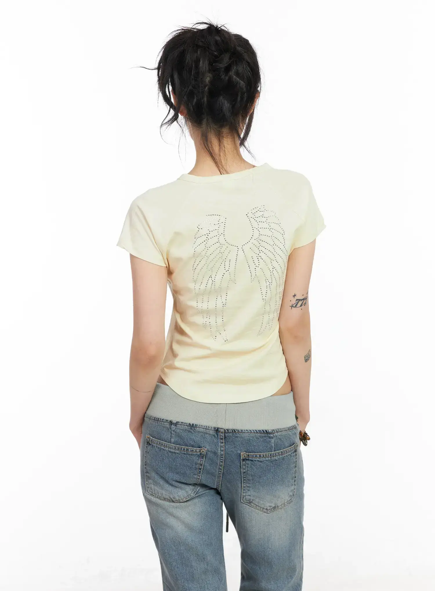 Angelic Rhinestone T-Shirt CM517 - Image 9