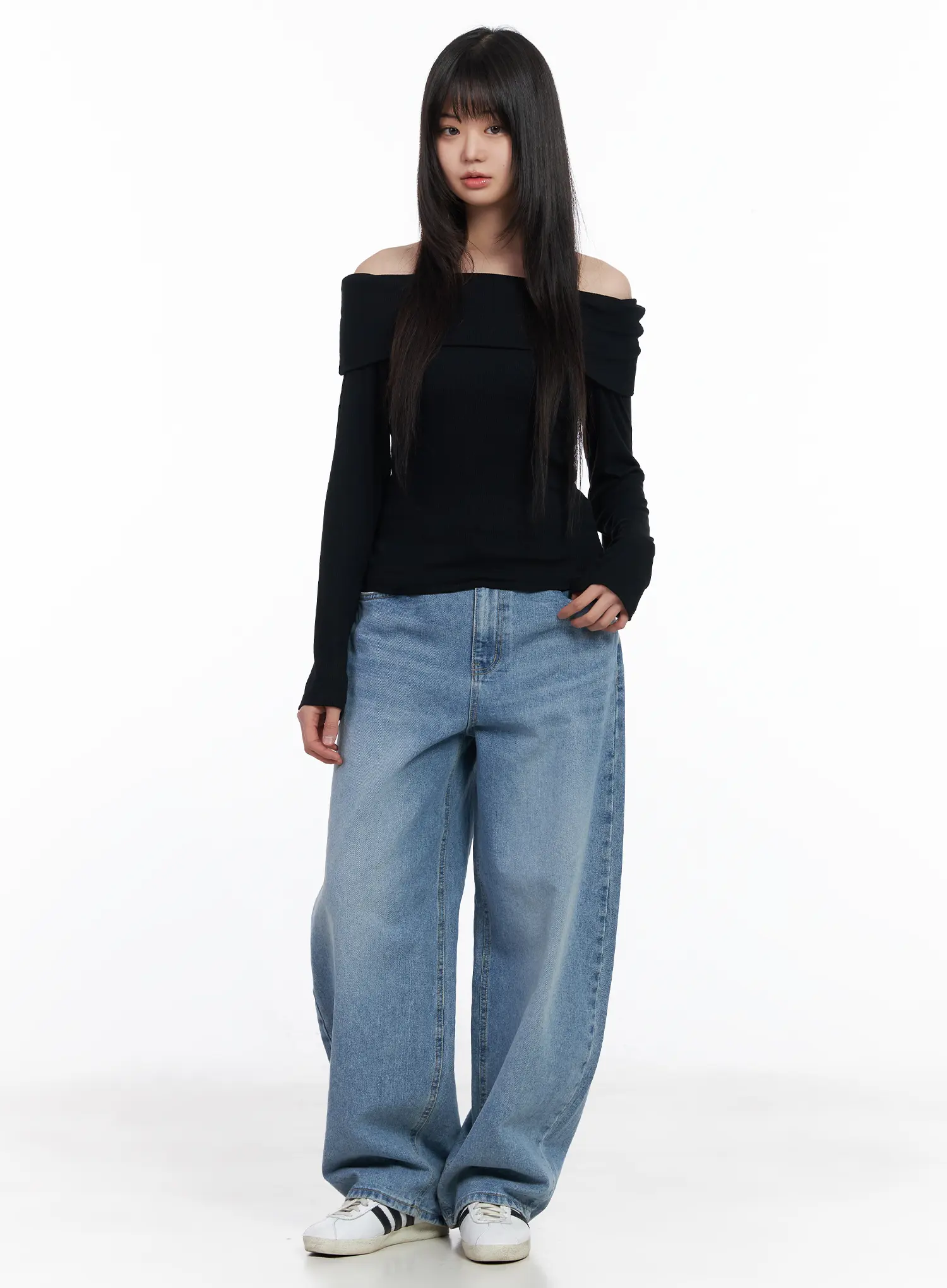 Ariyah High-Waist Baggy Jeans CM512 - Image 5