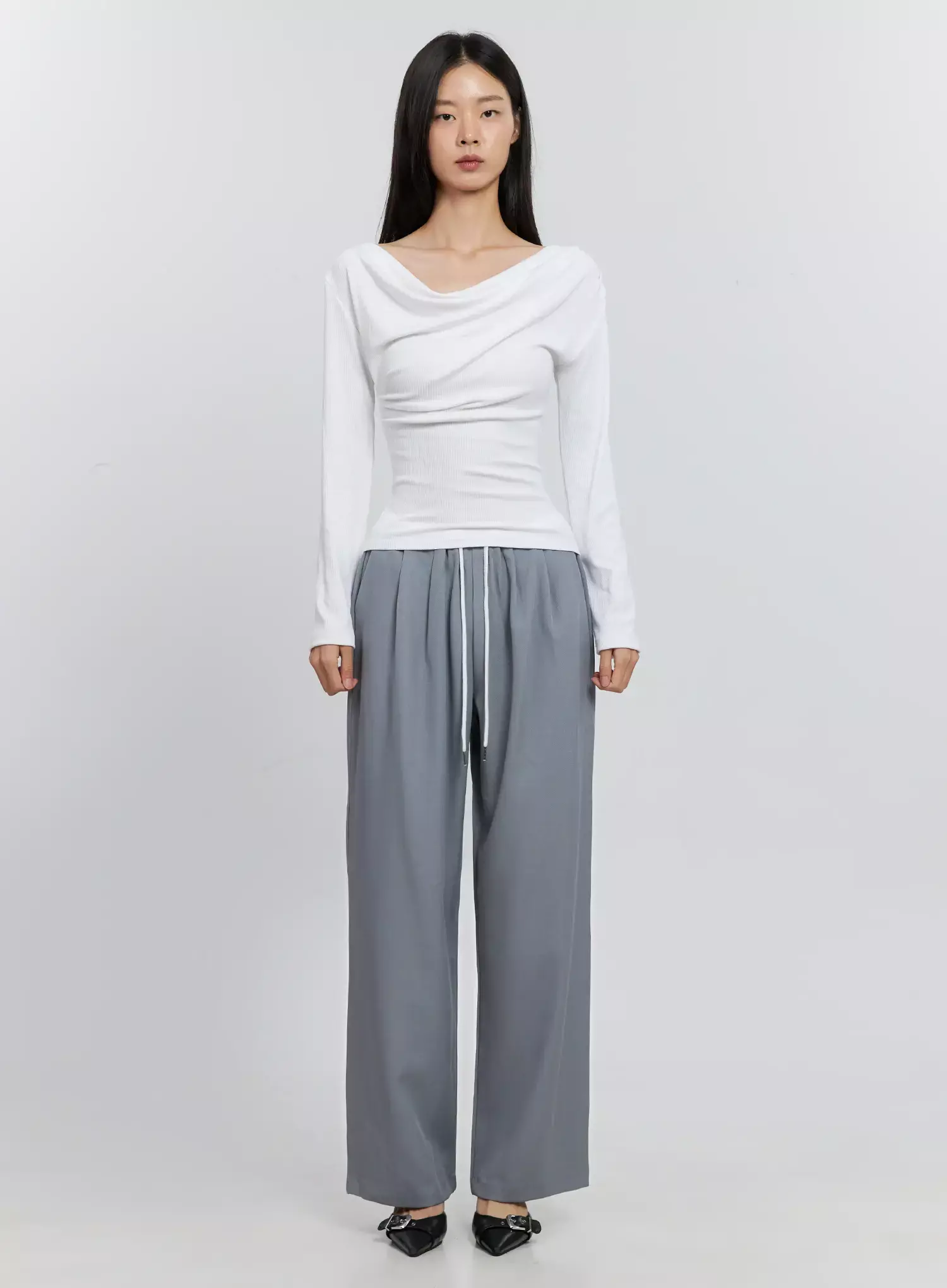 Asymmetric Long Sleeve Top IS516 - Image 22