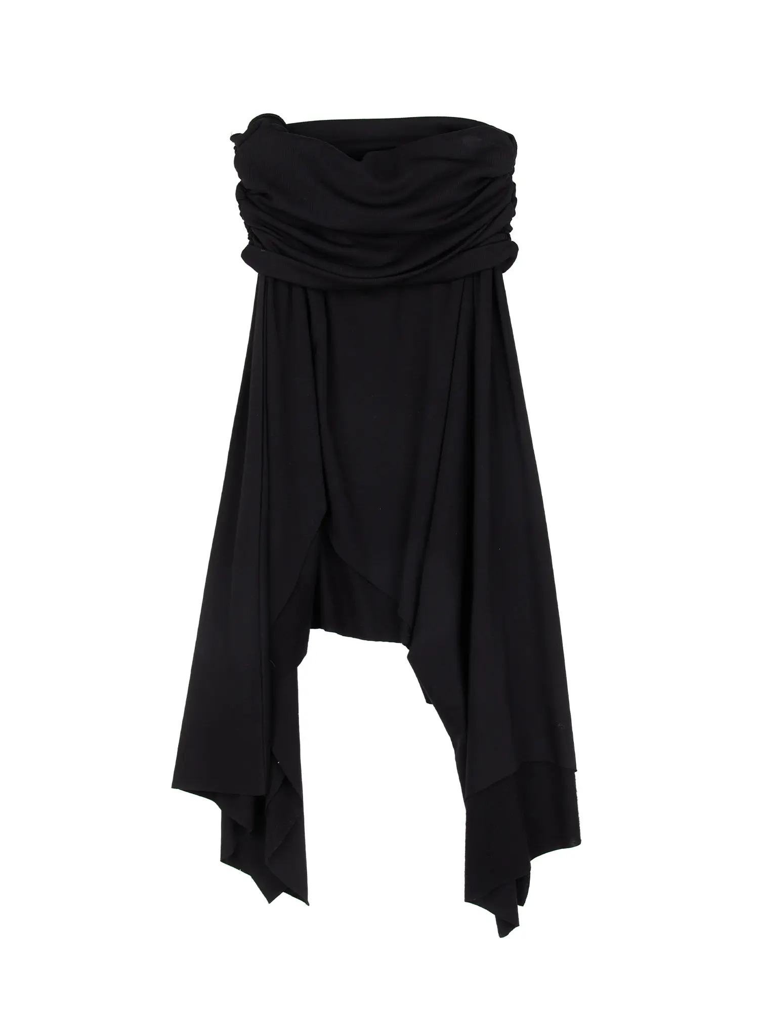 Asymmetric Shirred Maxi Skirt CJ515 - Image 8