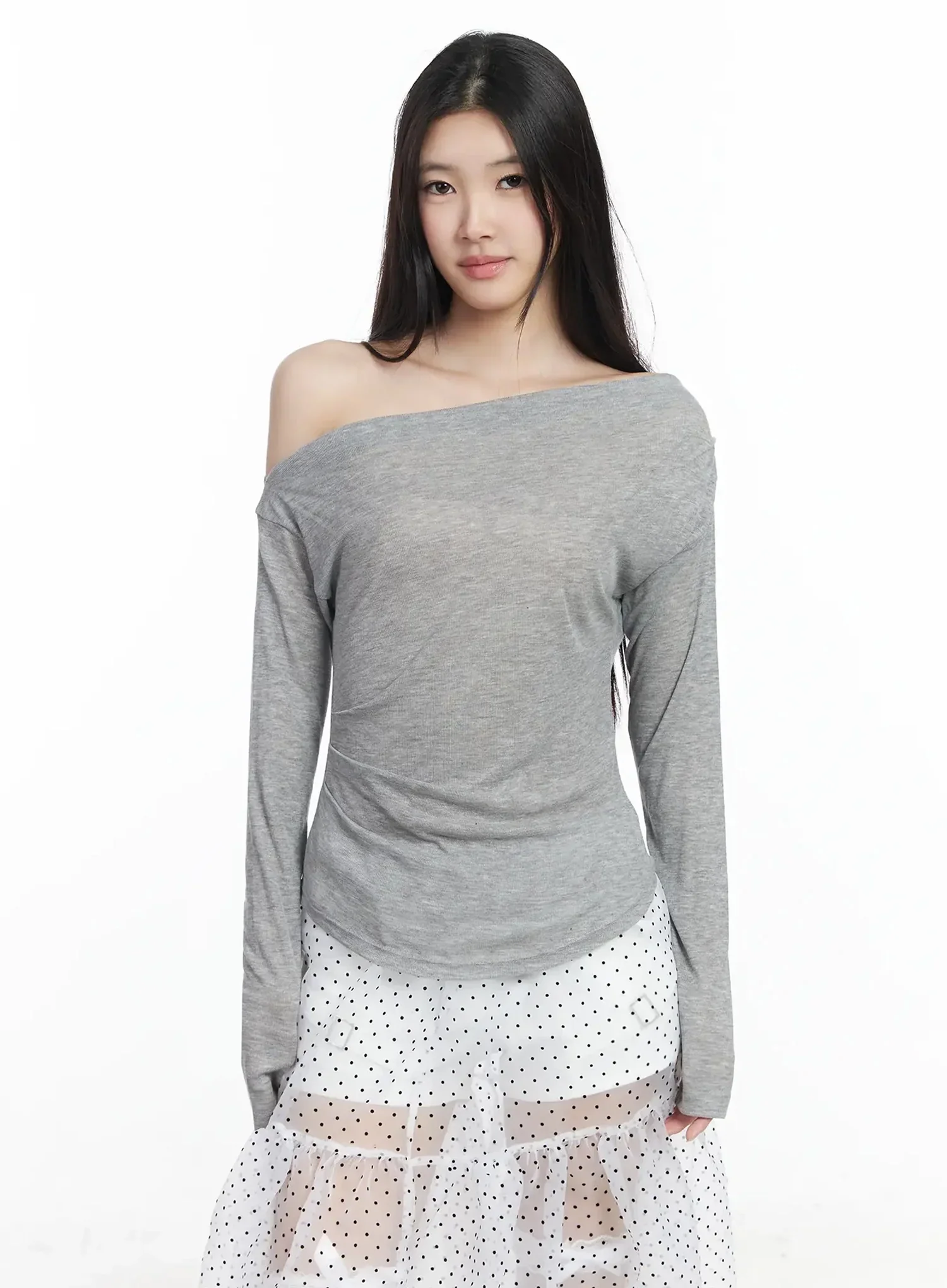 Asymmetrical Off-Shoulder Top IM504 - Image 15