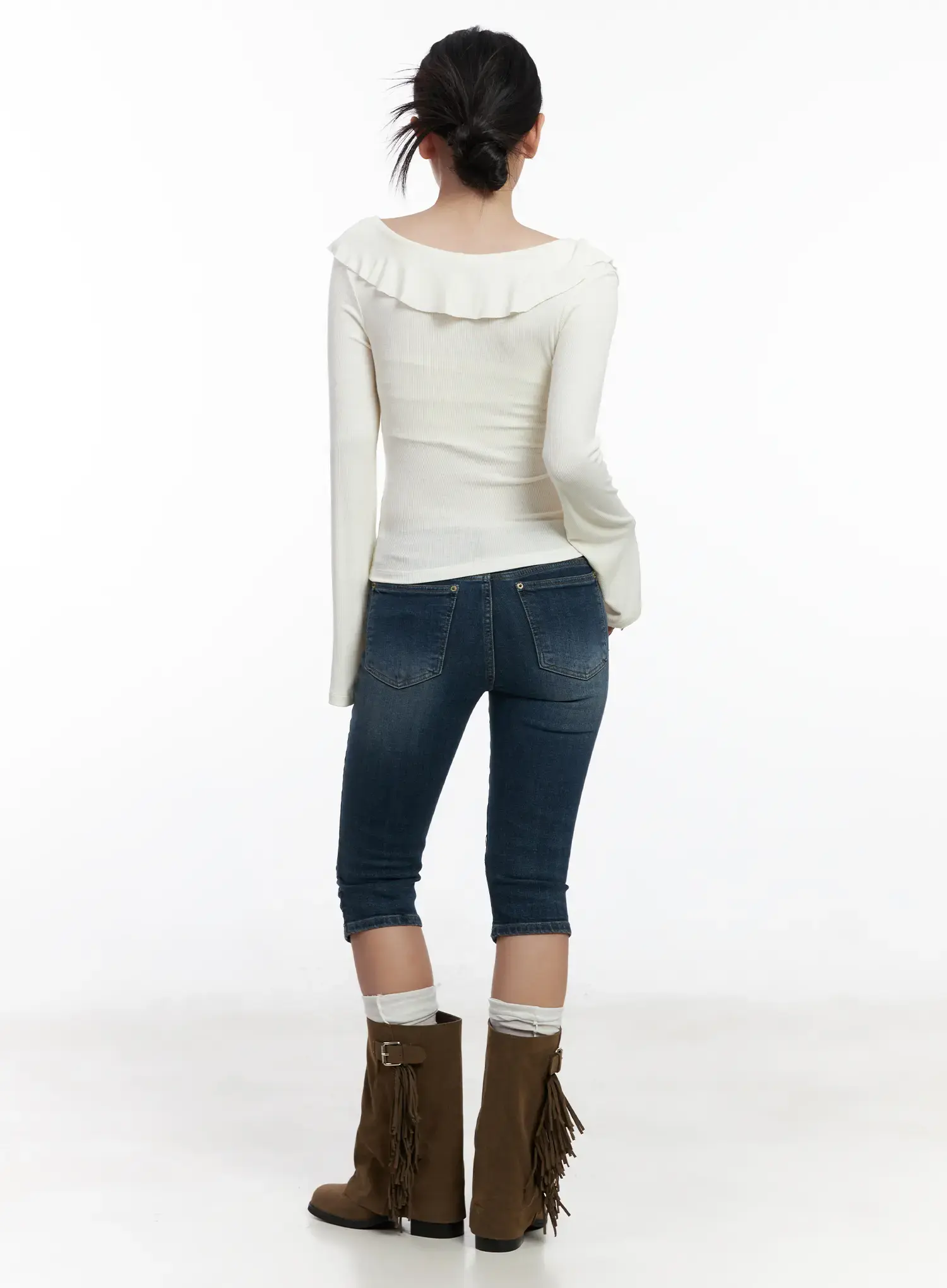 Aviana Low-Rise Capri Jeans CJ530 - Image 7