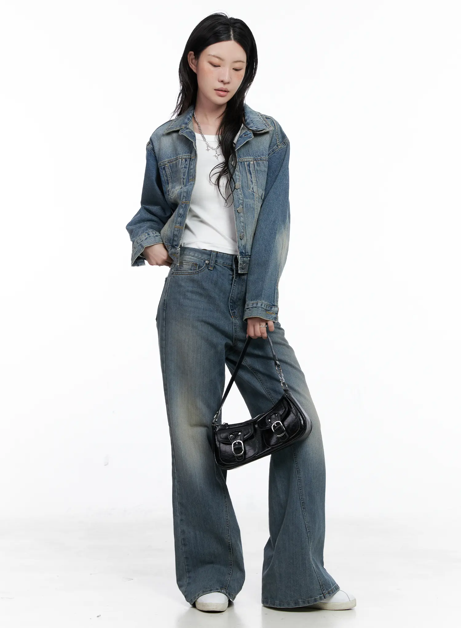 Aylin Wide Bootcut Jeans CS526 - Image 2