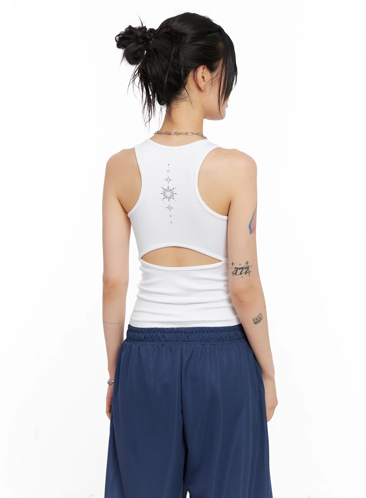 Back-Slit Tank Top CL528 - Image 9