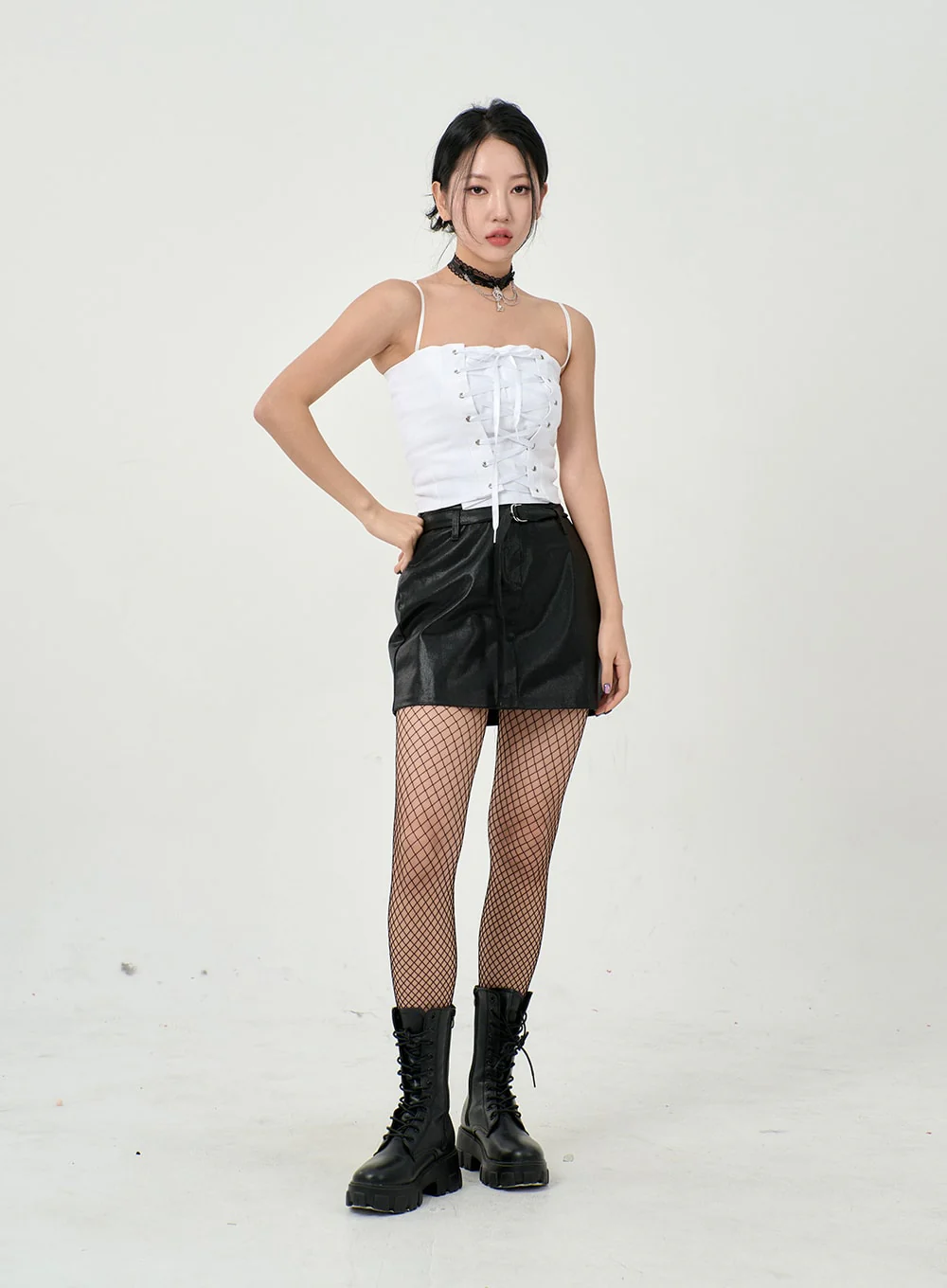 Back Zipper Corset Top BD09 - Image 5