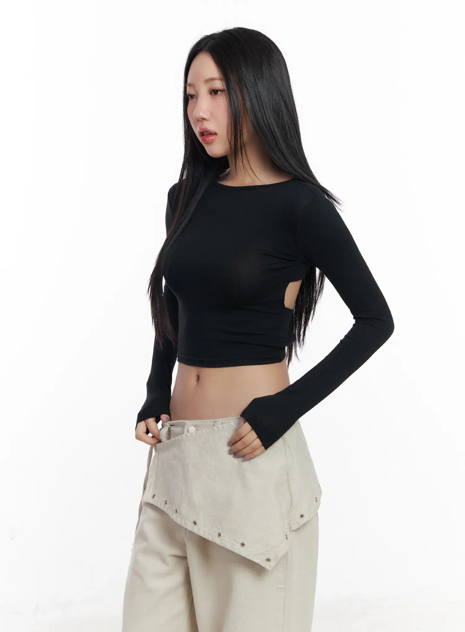 Backless Corset Crop Top CJ530 - Image 12