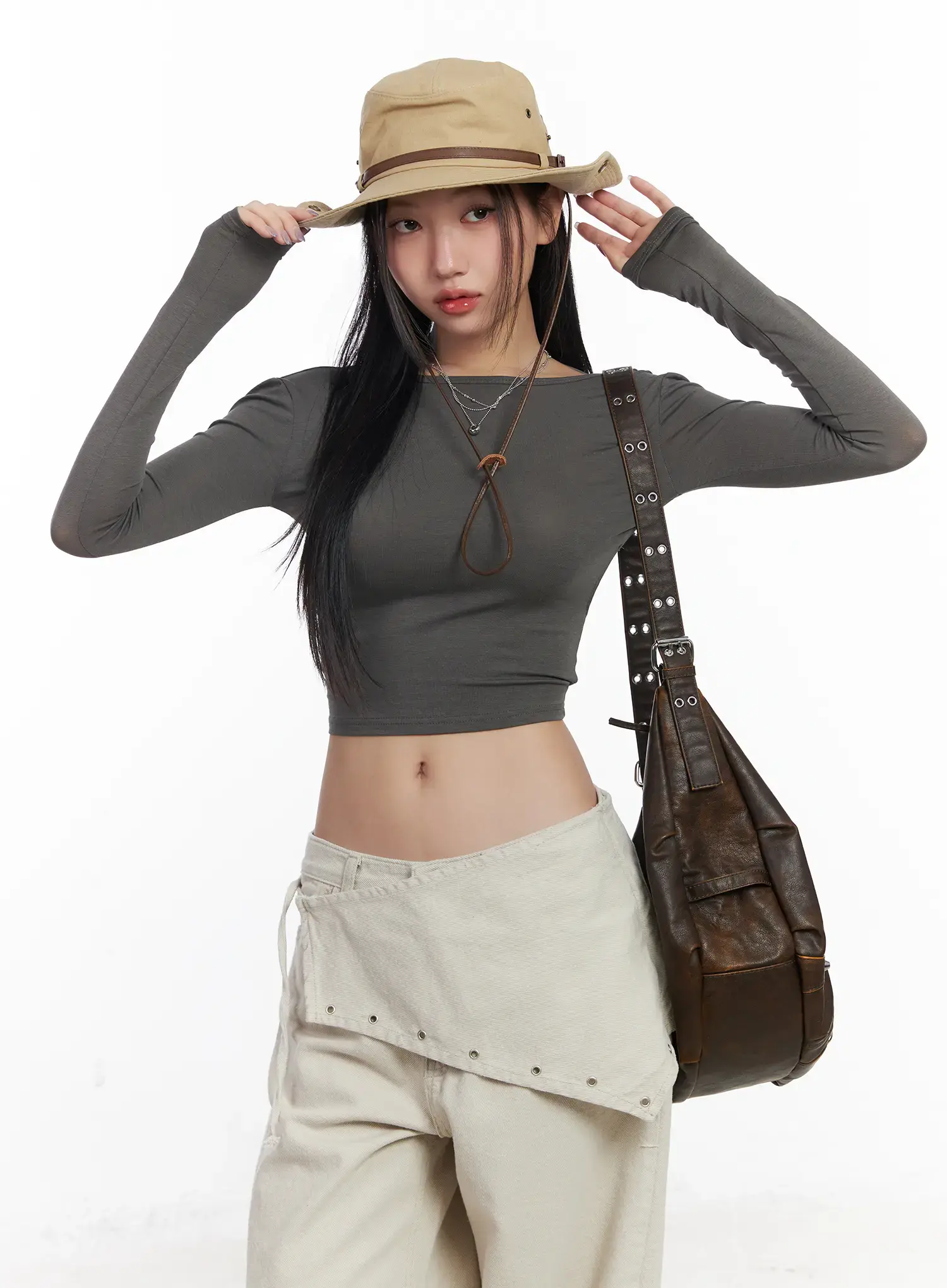 Backless Corset Crop Top CJ530 - Image 2