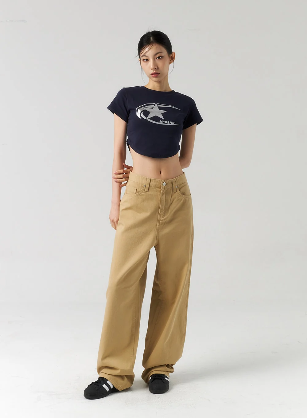 Baggy Cotton Pants CU320 - Image 13