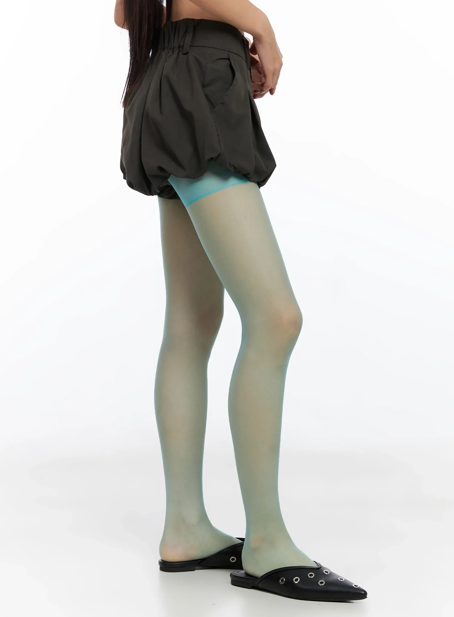 Balloon Pleated Skirt Shorts IO516 - Image 12