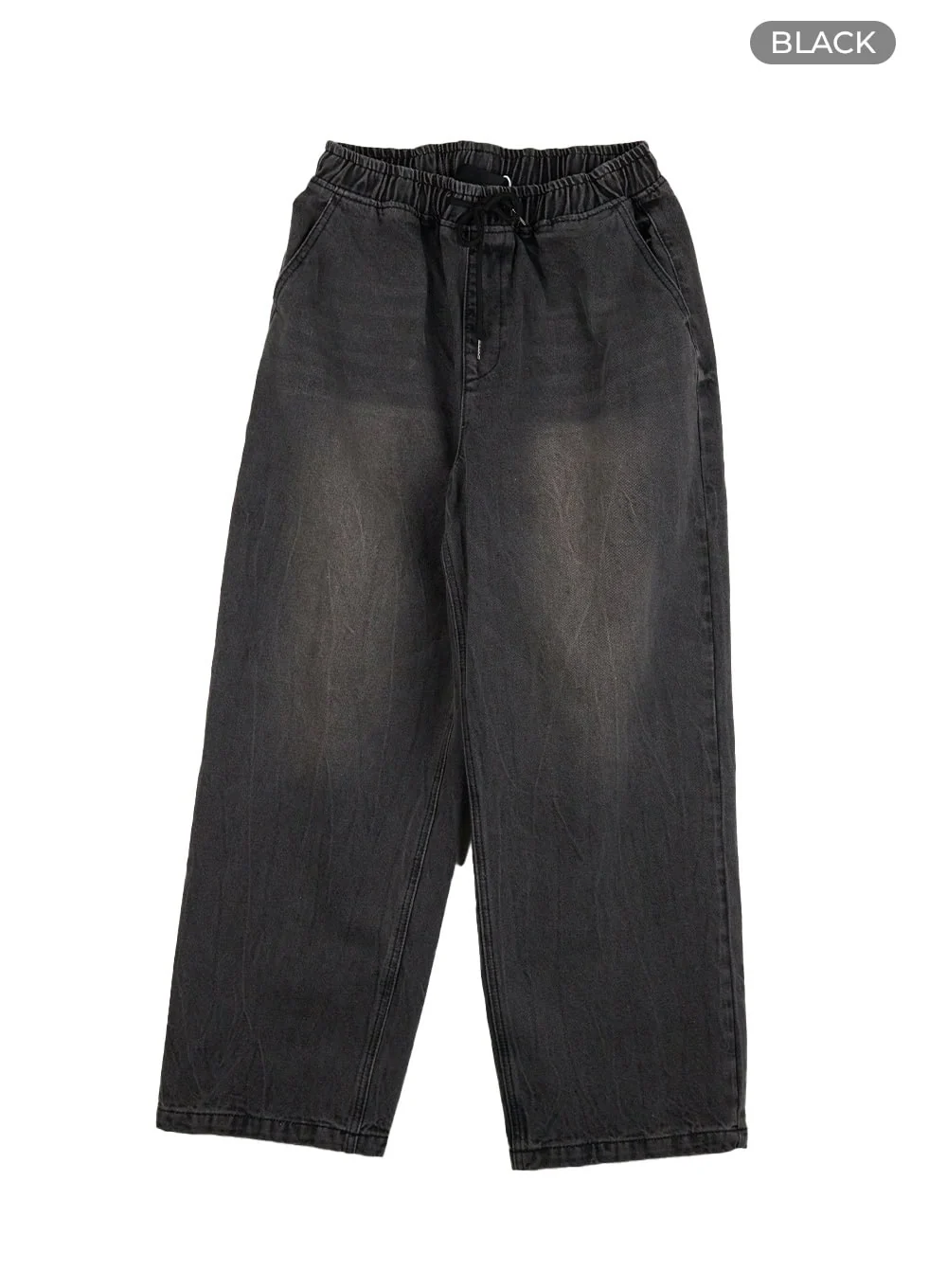 Banding Baggy Jeans IU412 - Image 9