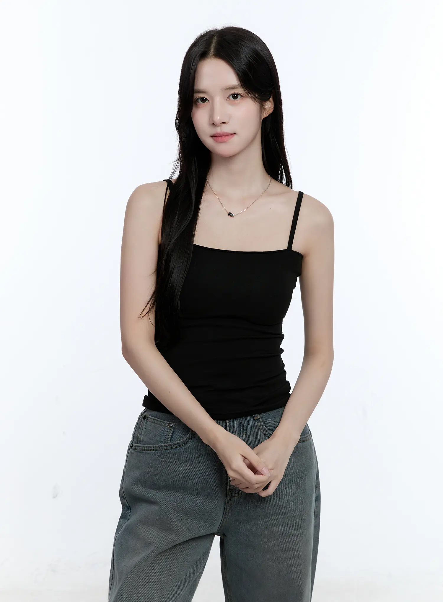 Basic Cotton Blend Stretch Cami CG512 - Image 11