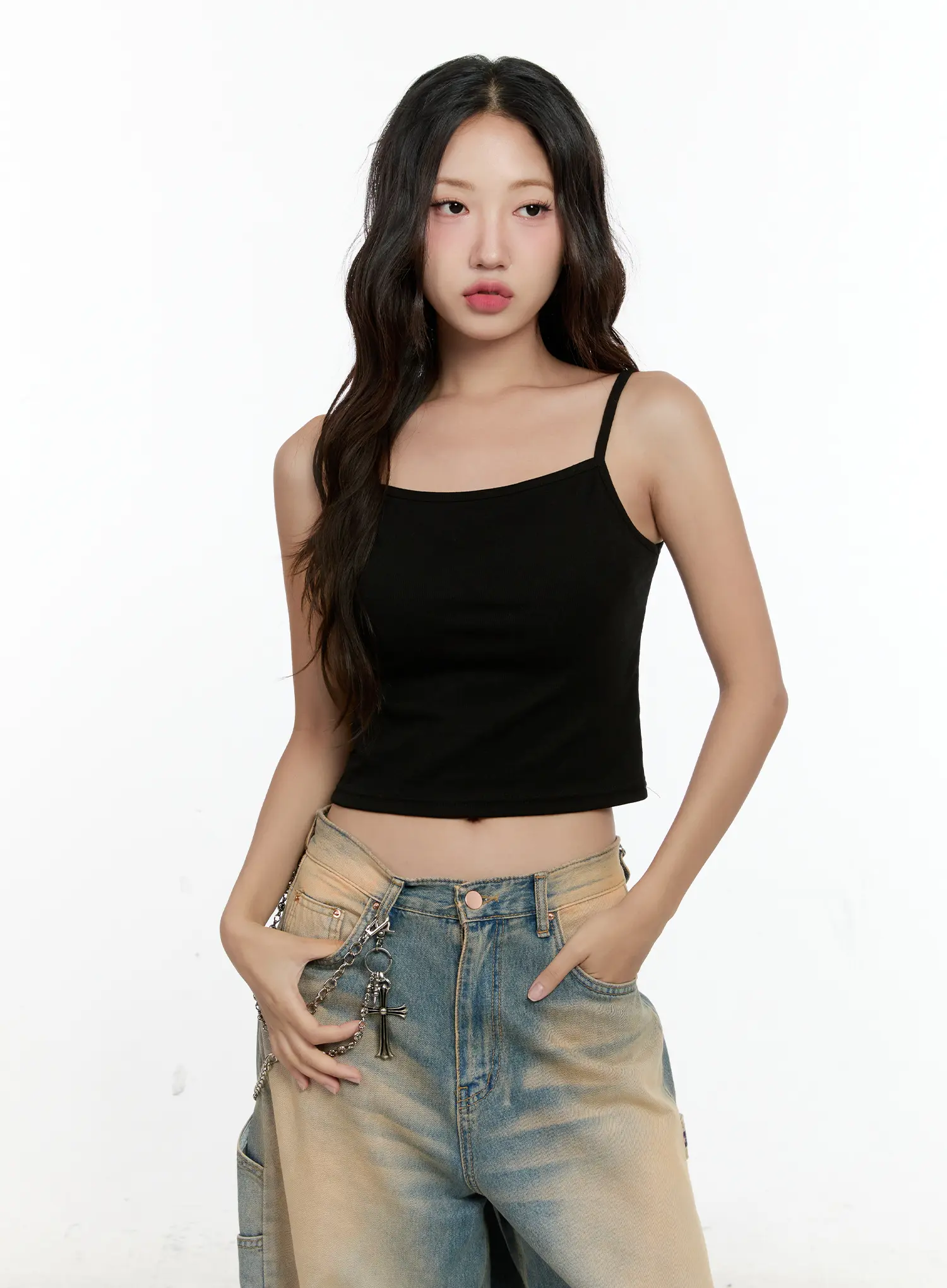 Basic Cropped Tank Top CG501 - Image 9