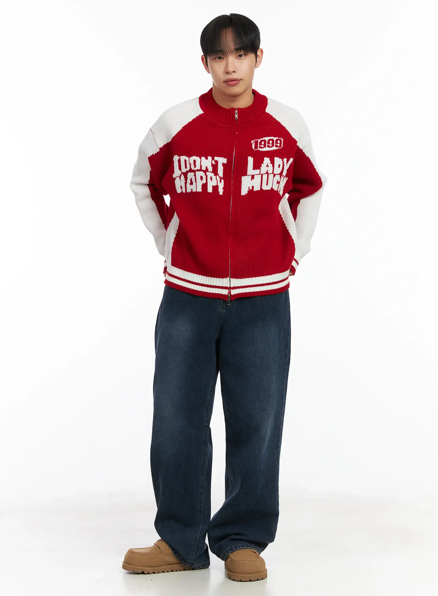 Basic Dark Washed Straight Jeans ID515 - Image 9