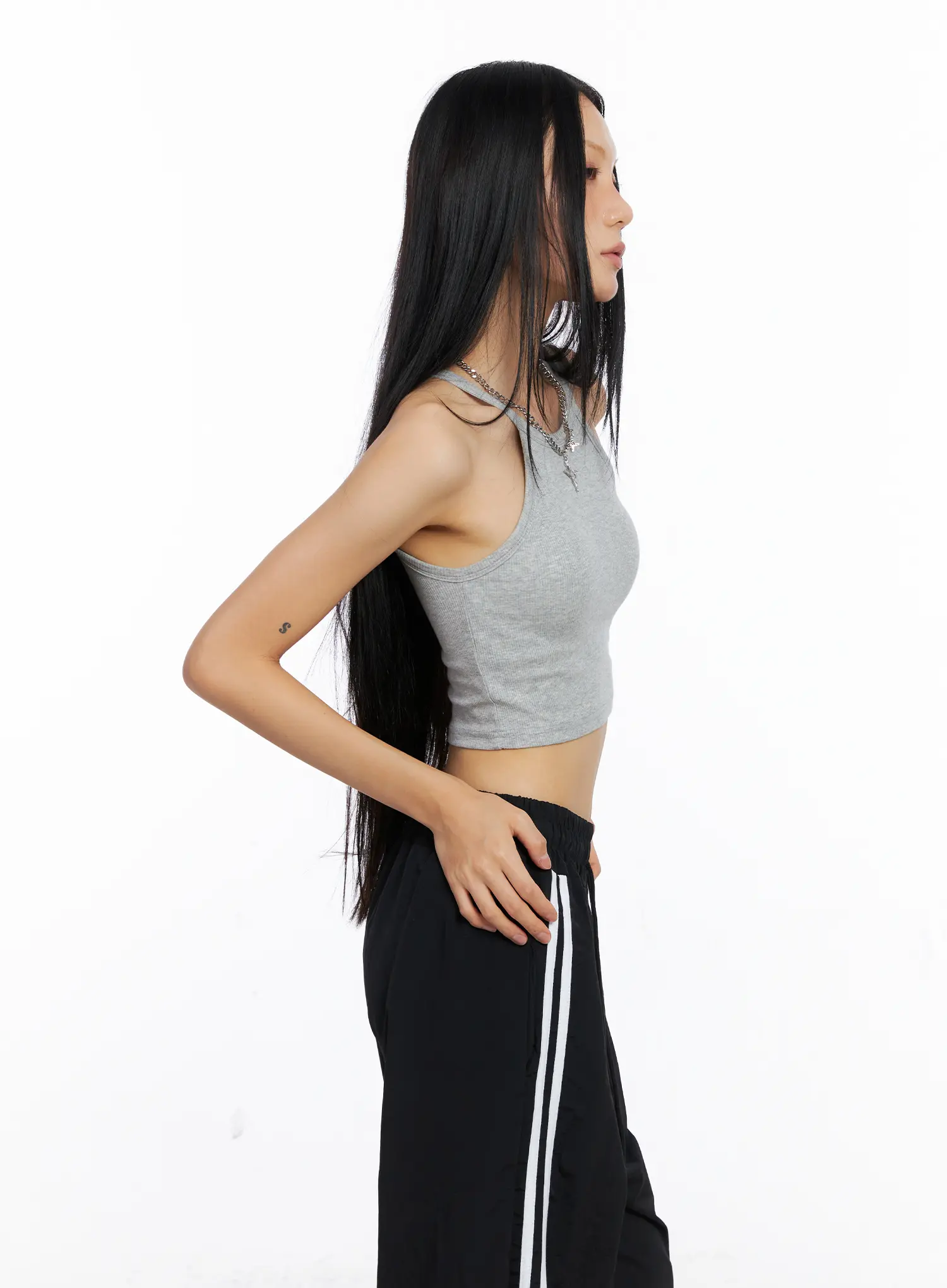 Basic Halter Crop Top CS509 - Image 7