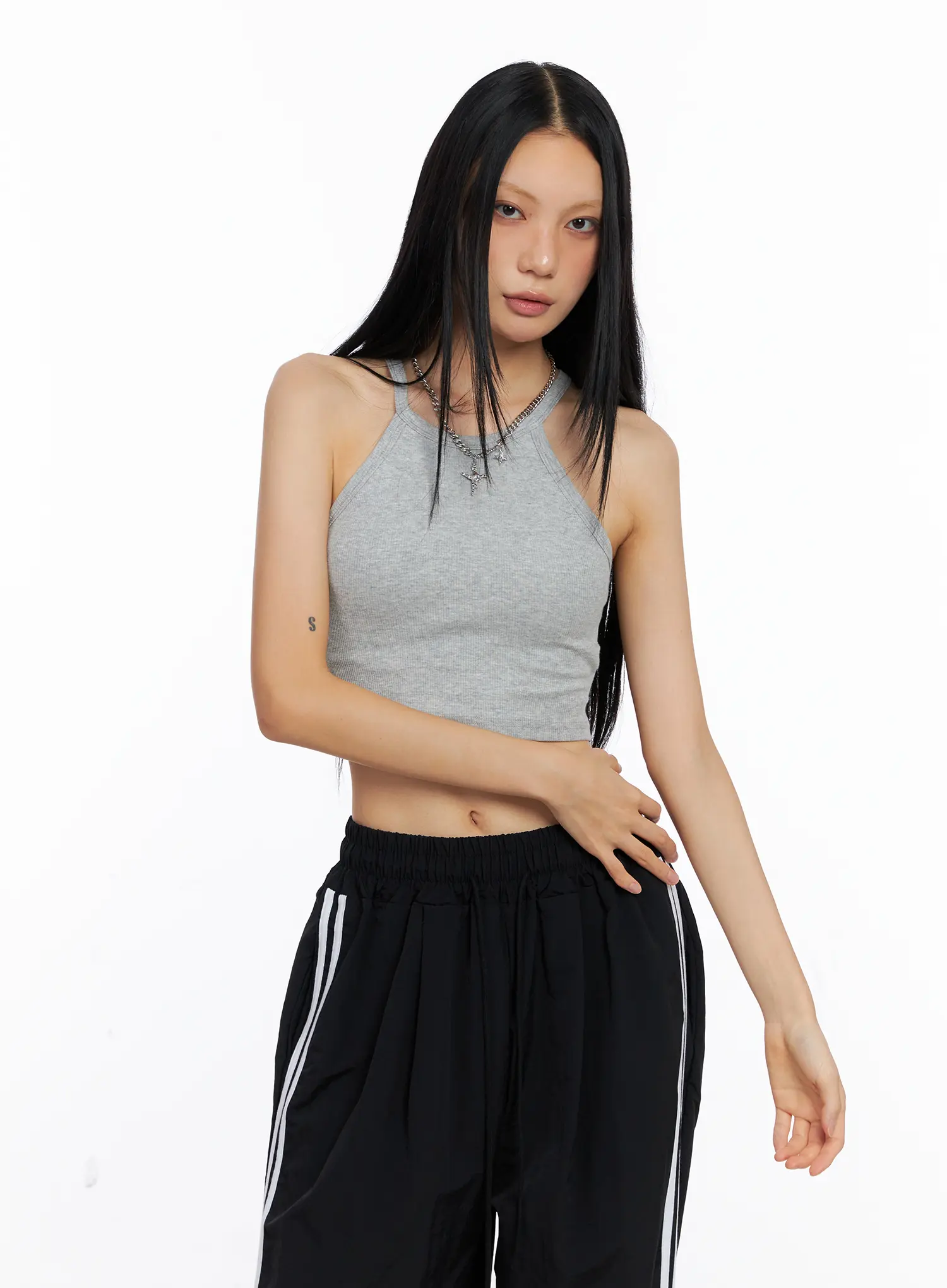 Basic Halter Crop Top CS509 - Image 8