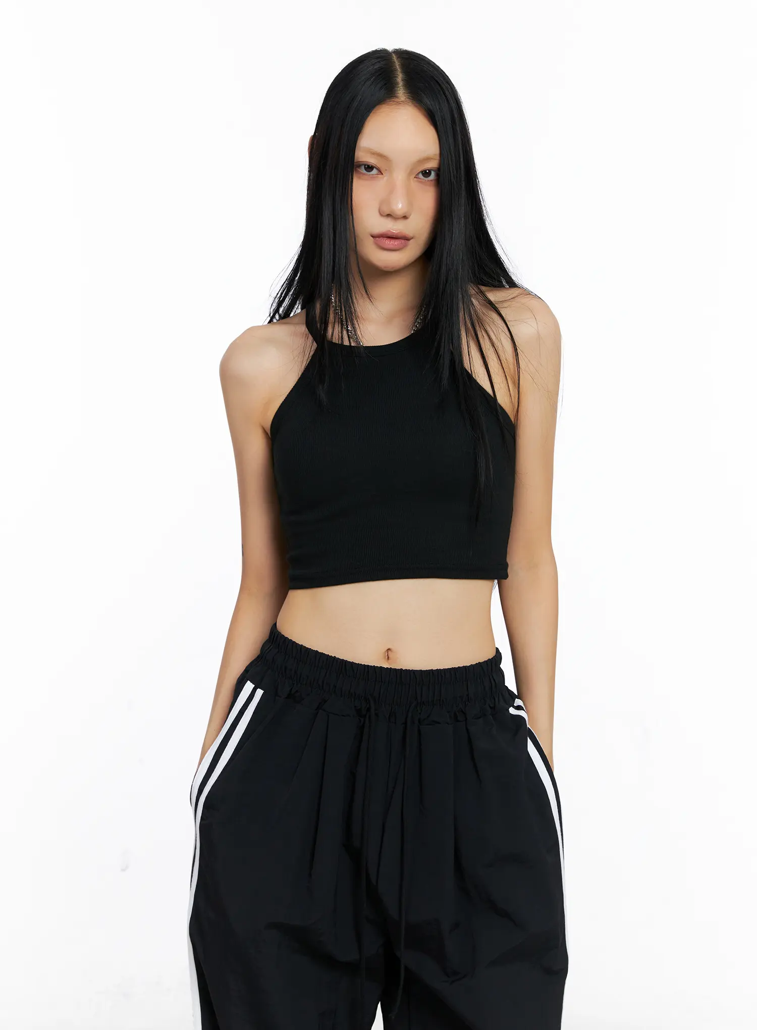 Basic Halter Crop Top CS509 - Image 9