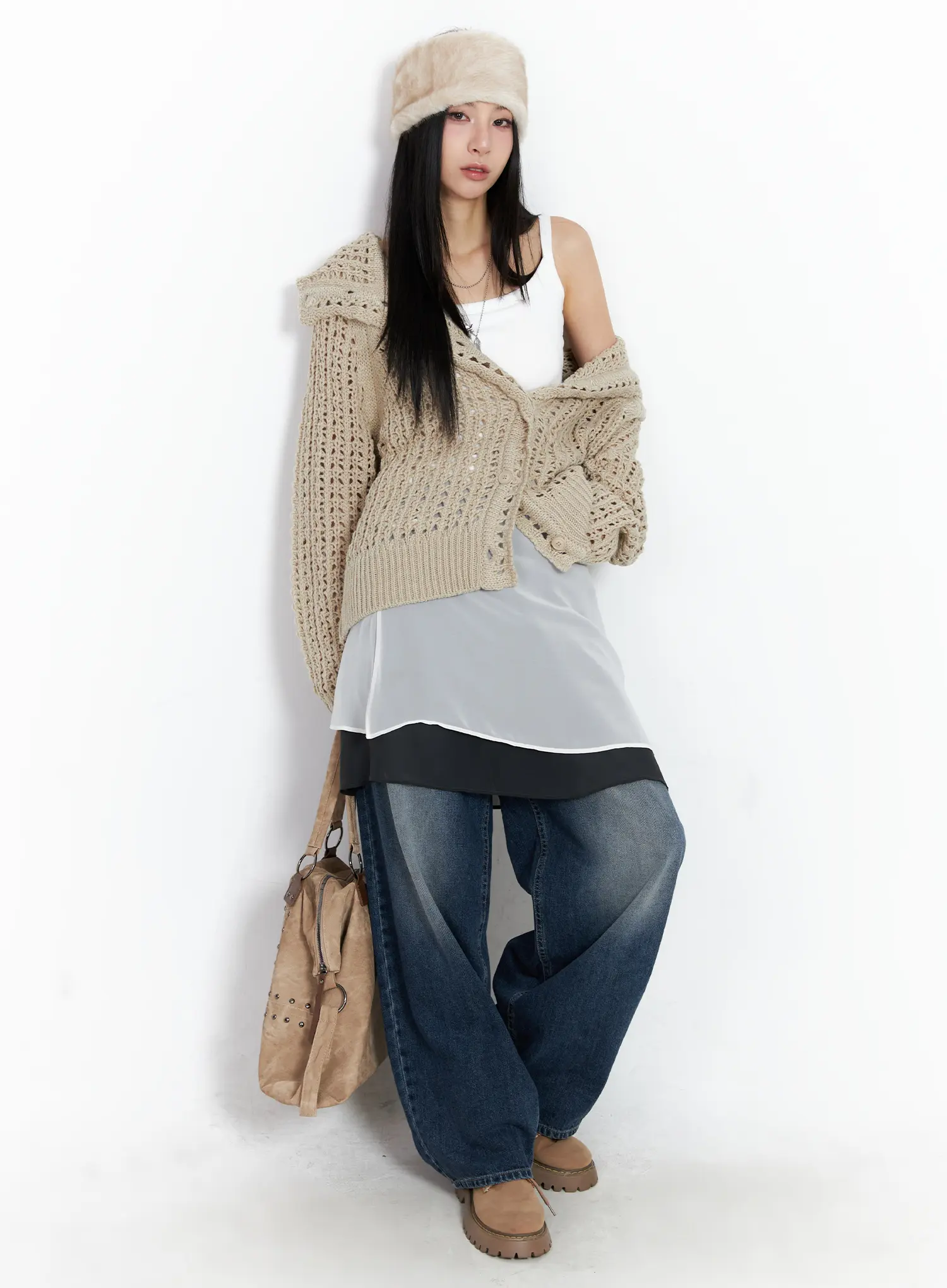 Basic Layered Midi Skirt CC1109 - Image 2