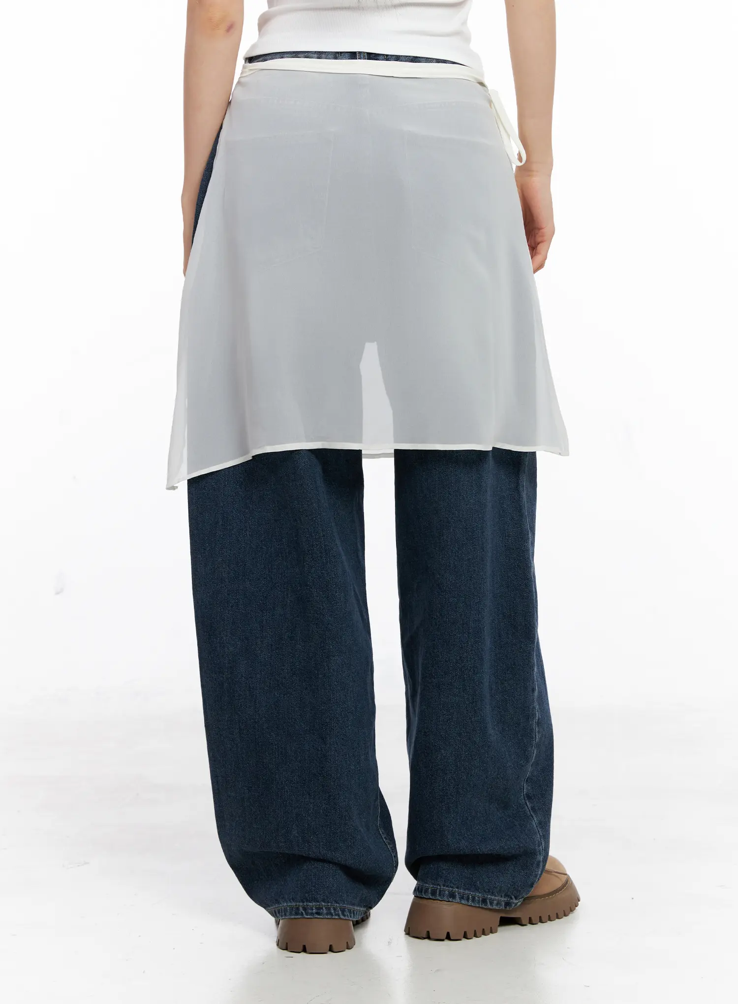 Basic Layered Midi Skirt CC1109 - Image 5
