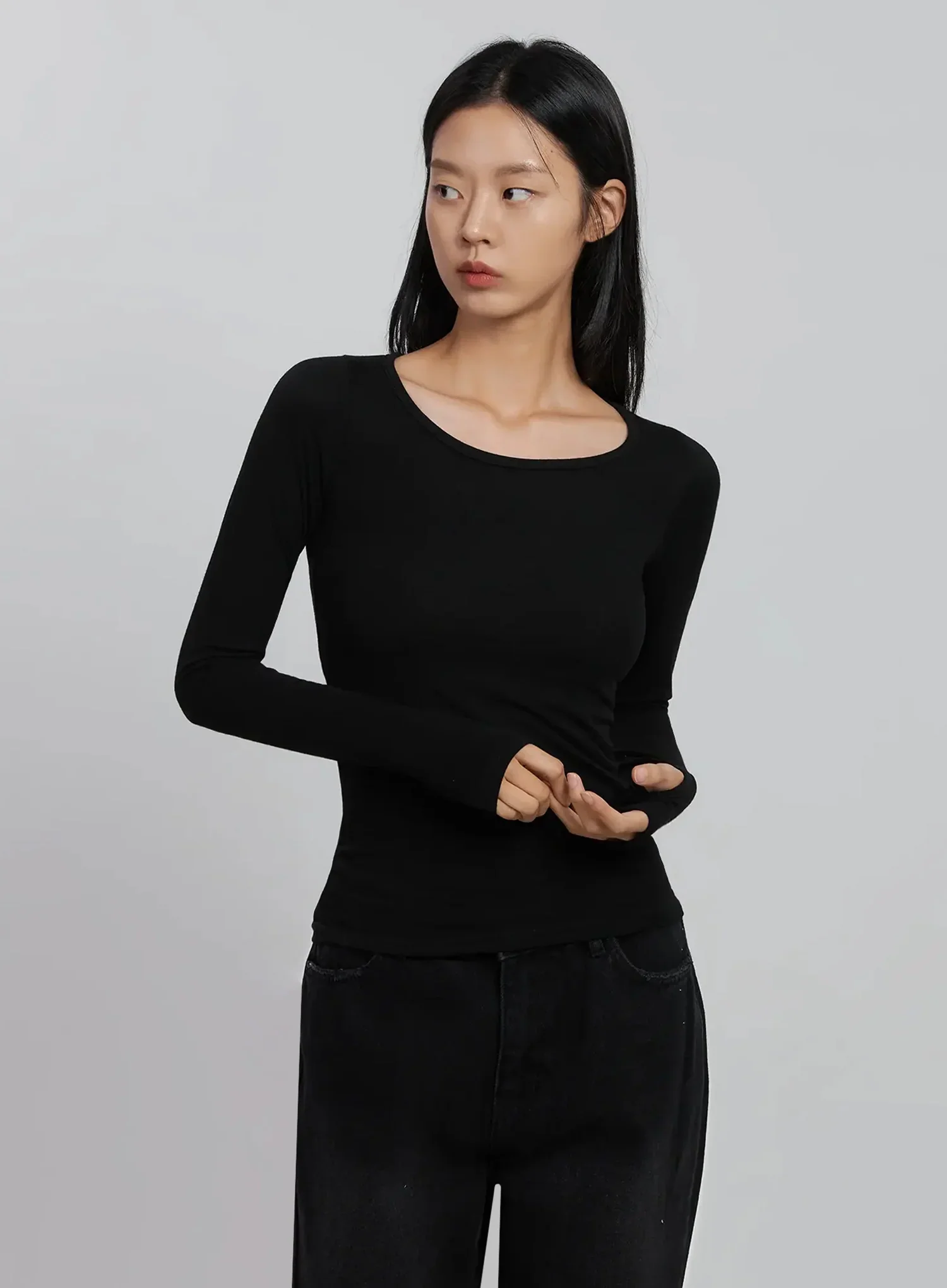 Basic Long Sleeve Top ID516 - Image 15