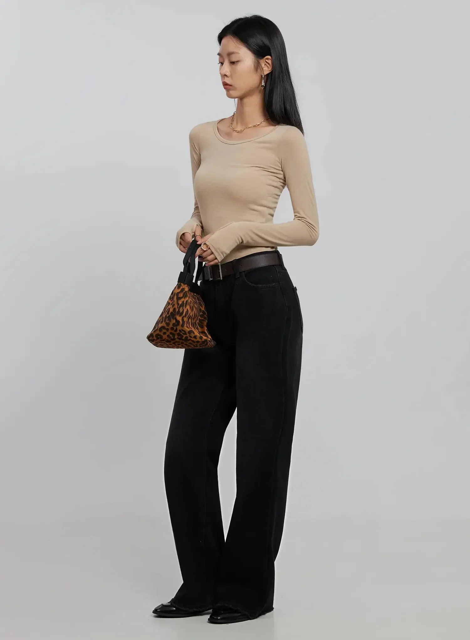 Basic Long Sleeve Top ID516 - Image 2