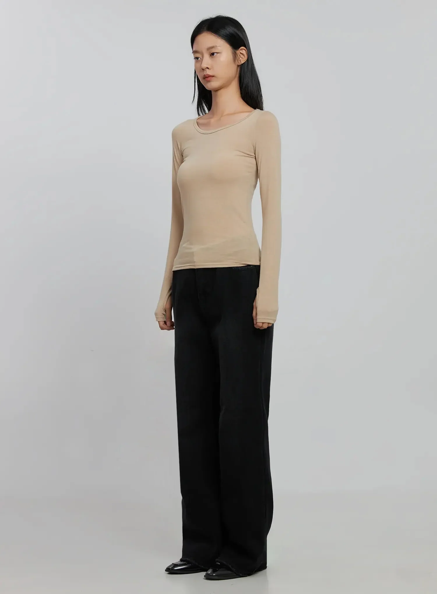 Basic Long Sleeve Top ID516 - Image 9