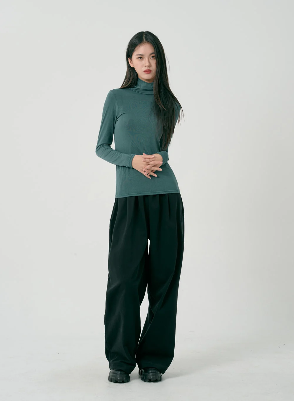 Basic Long Sleeve Turtleneck ID07 - Image 3