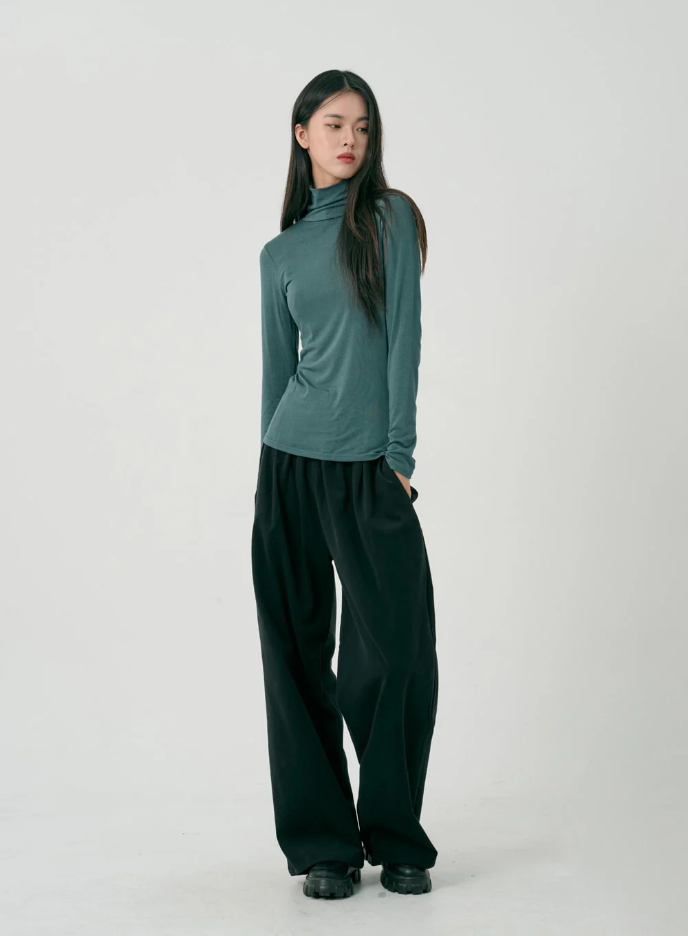 Basic Long Sleeve Turtleneck ID07 - Image 4