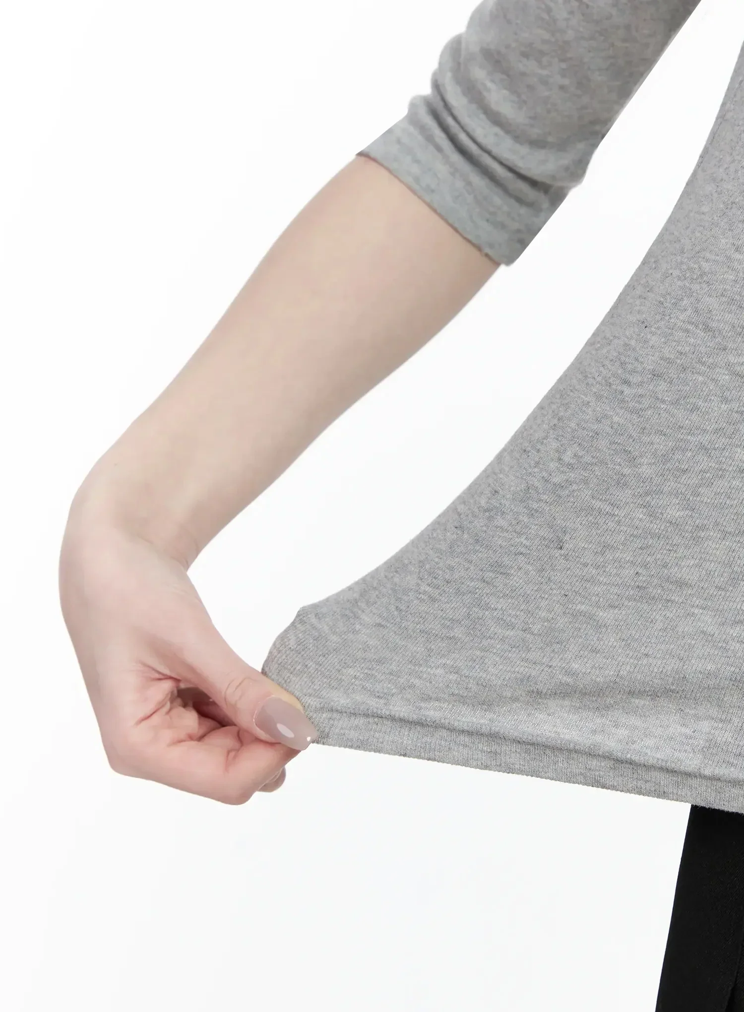Basic Mid-Length Long Sleeve Top IF502 - Image 10