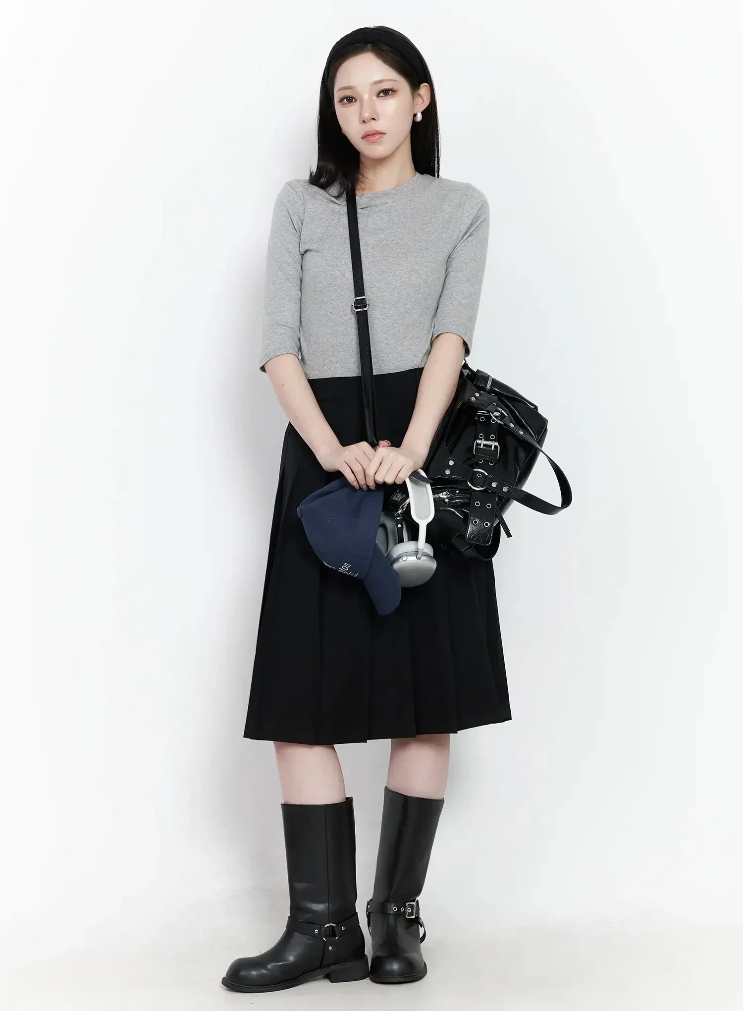 Basic Mid-Length Long Sleeve Top IF502 - Image 5