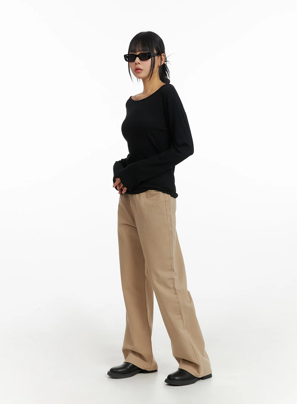 Basic Round Neck Long Sleeve IM414 - Image 5