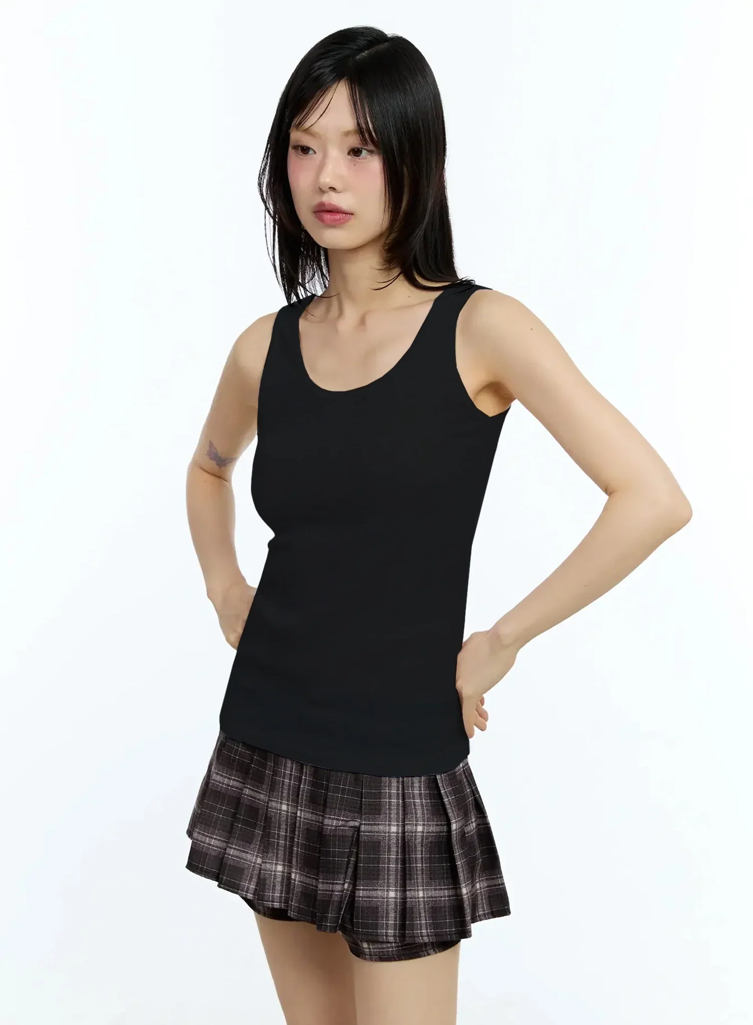 Basic Slim-Fit Tank Top IU524 - Image 19