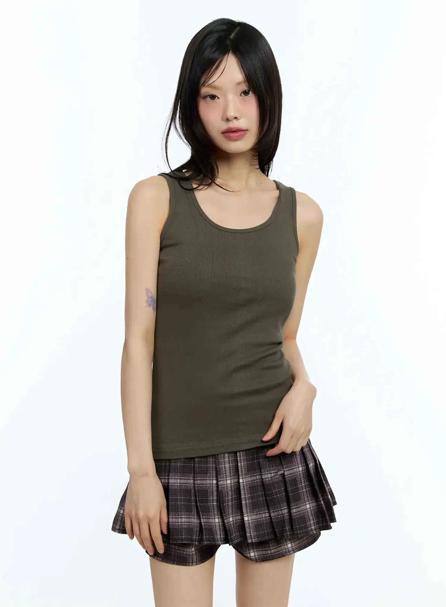 Basic Slim-Fit Tank Top IU524 - Image 7