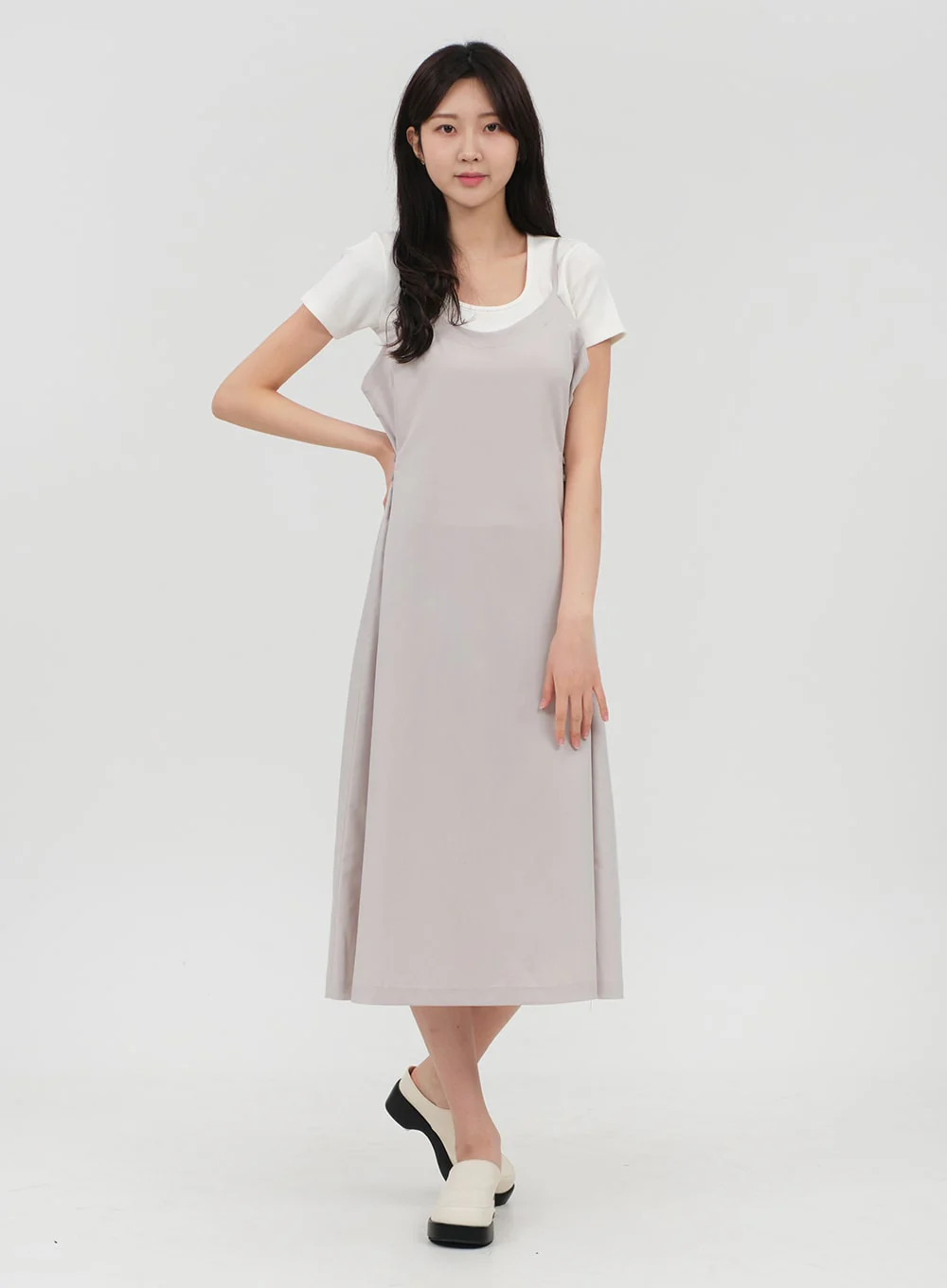 Basic Square Neck T-shirt OA13 - Image 5