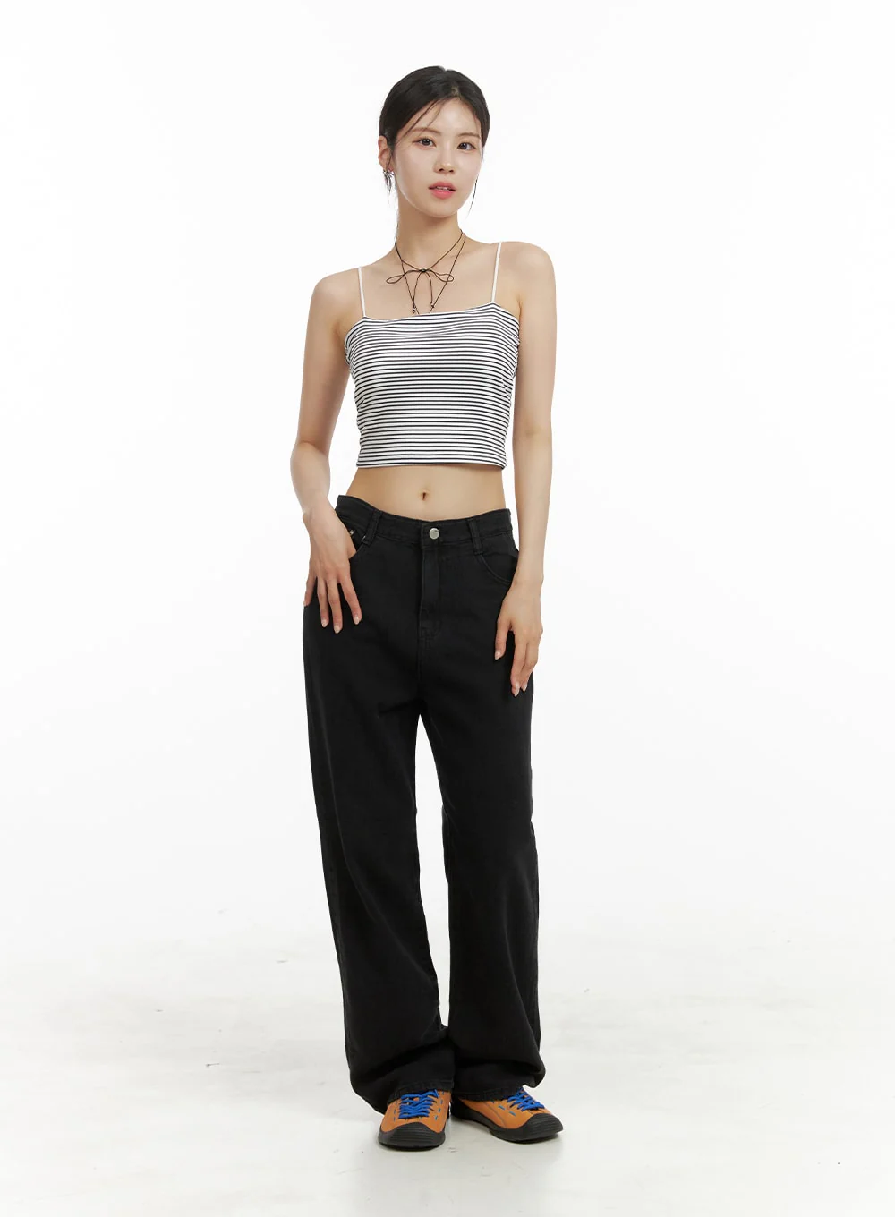 Basic Straight Leg Pants OA423 - Image 3