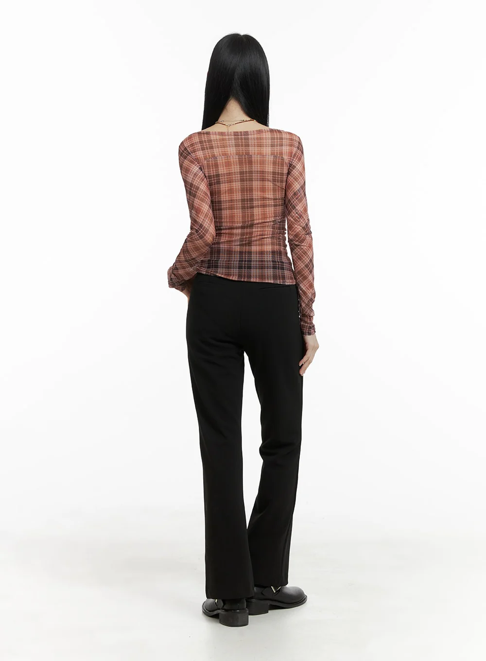 Basic Straight Trousers OM426 - Image 5