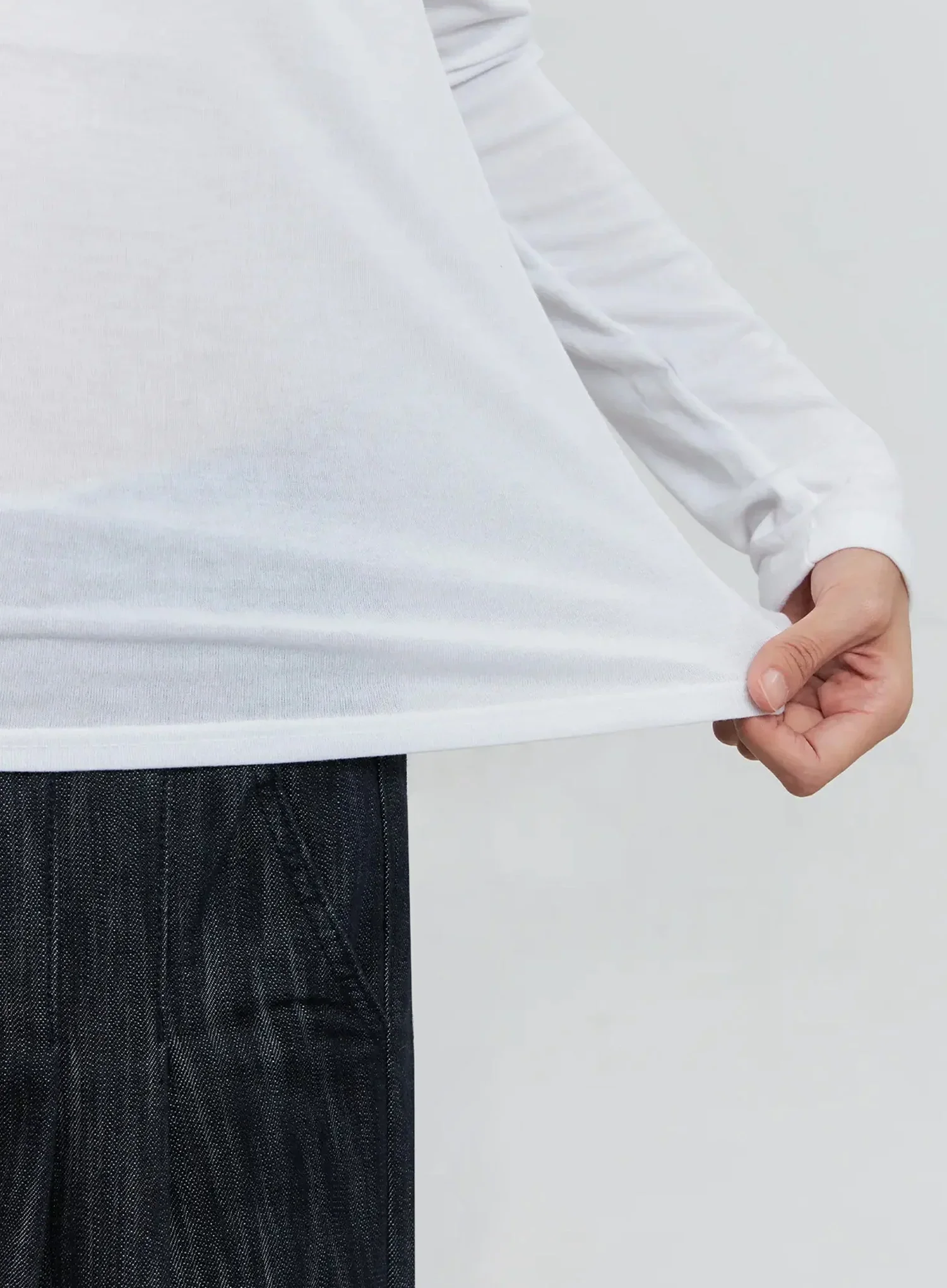 Basic Stretch Long Sleeve Top IS516 - Image 5
