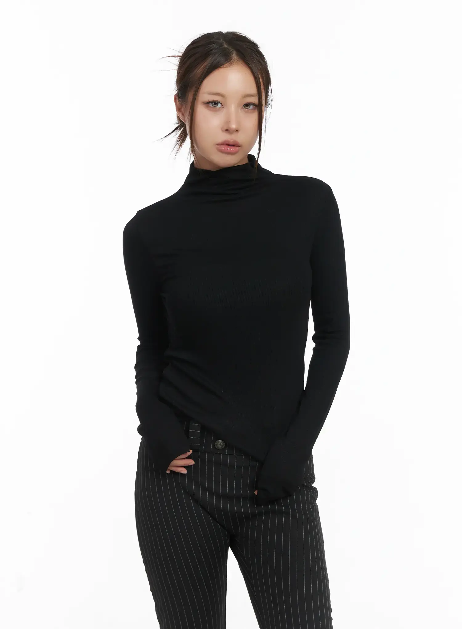 Basic Turtleneck Long Sleeve CJ513 - Image 12