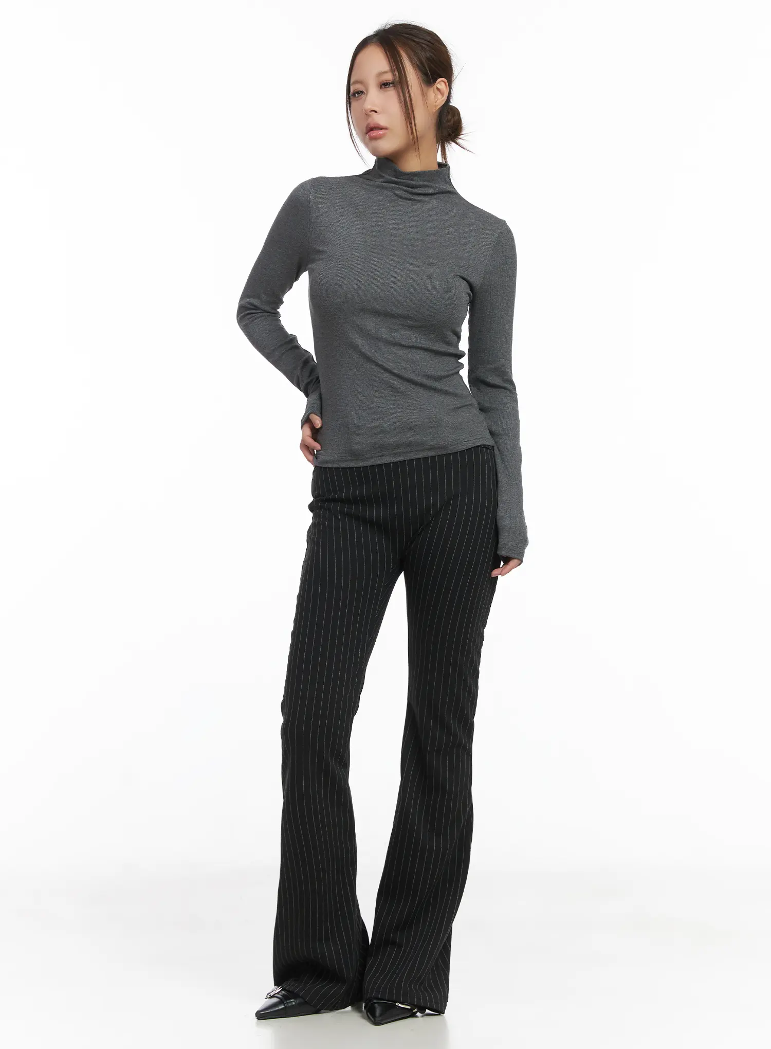 Basic Turtleneck Long Sleeve CJ513 - Image 3